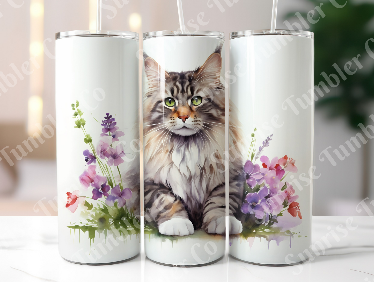 Cat Lovers Variety Part 2 - 20oz and 30oz Tumblers (Glow In The Dark Green And Blue Available)