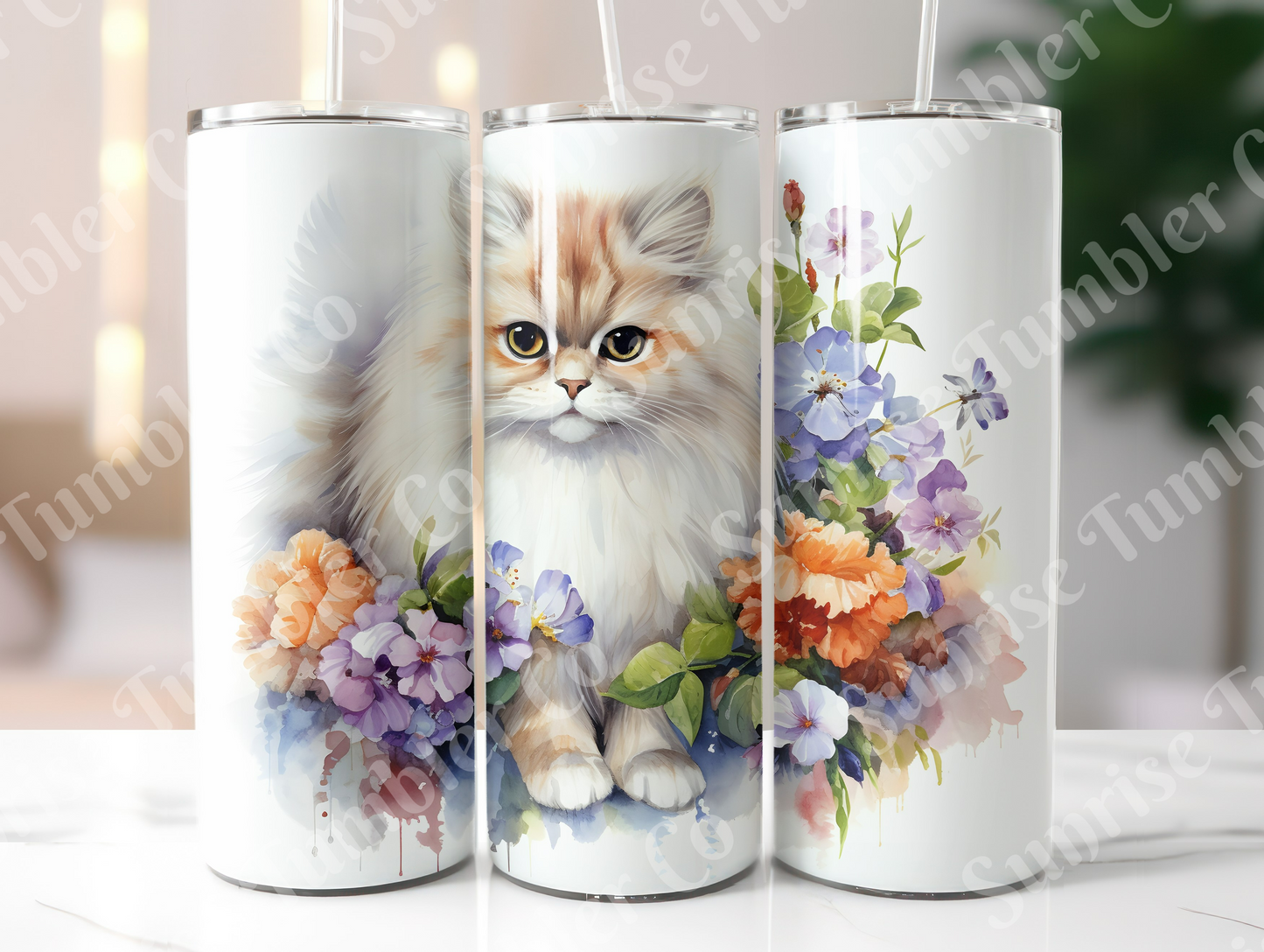 Cat Lovers Variety Part 2 - 20oz and 30oz Tumblers (Glow In The Dark Green And Blue Available)