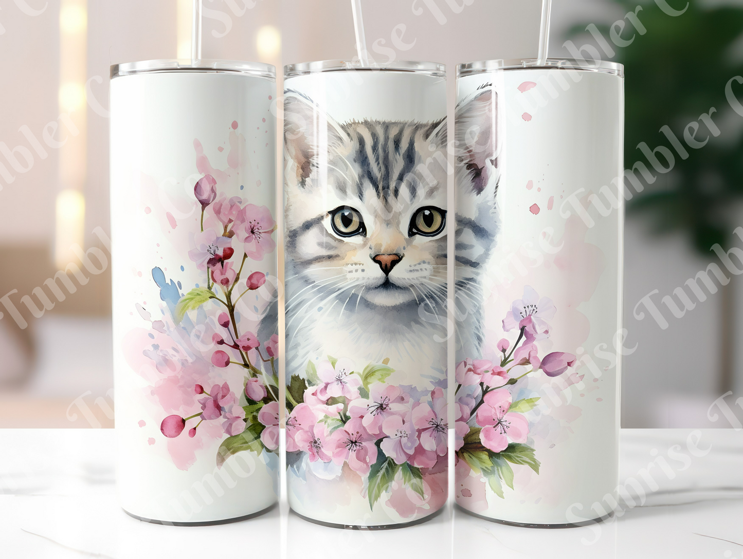 Cat Lovers Variety Part 2 - 20oz and 30oz Tumblers (Glow In The Dark Green And Blue Available)
