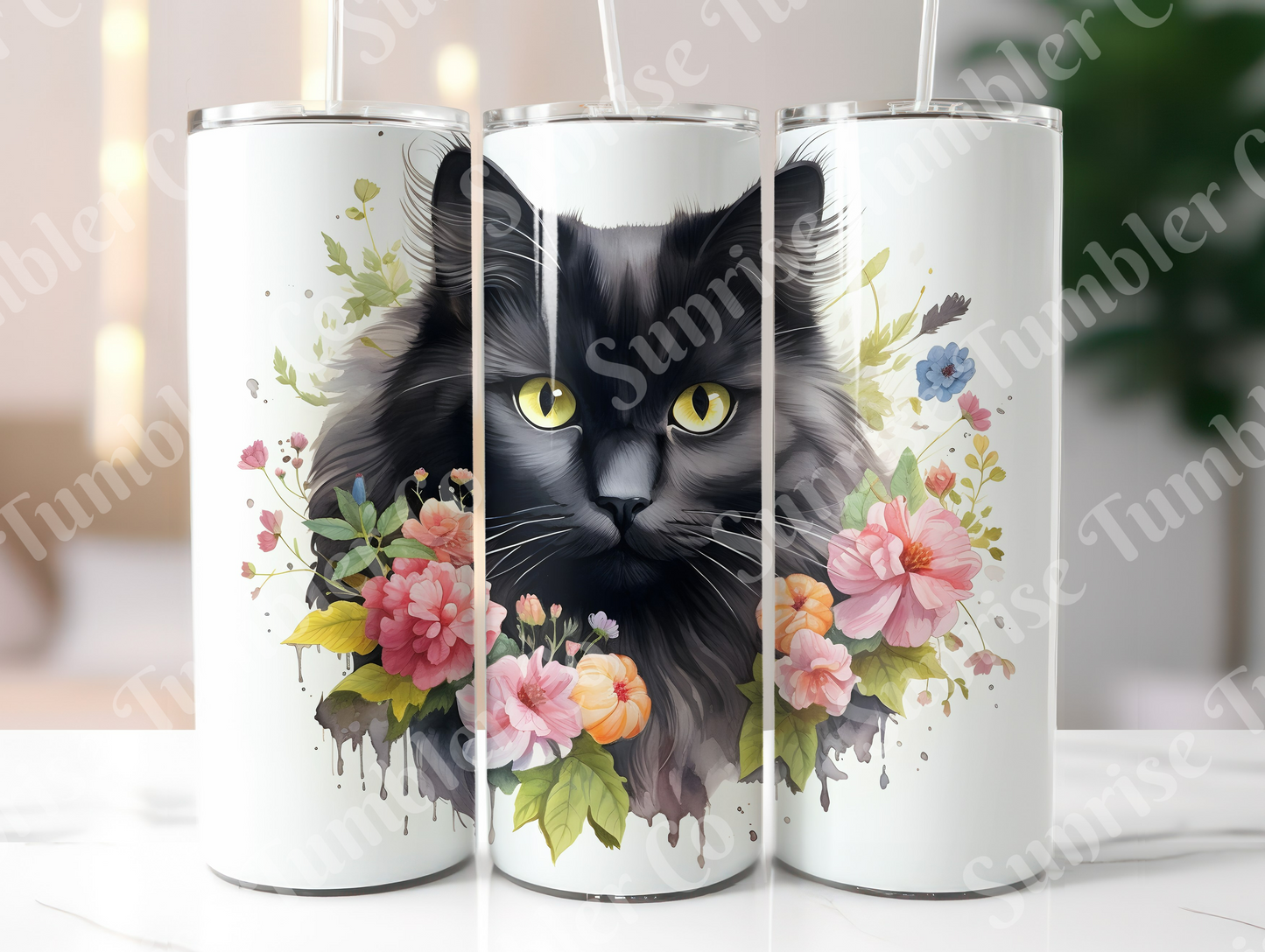 Cat Lovers Variety Part 2 - 20oz and 30oz Tumblers (Glow In The Dark Green And Blue Available)