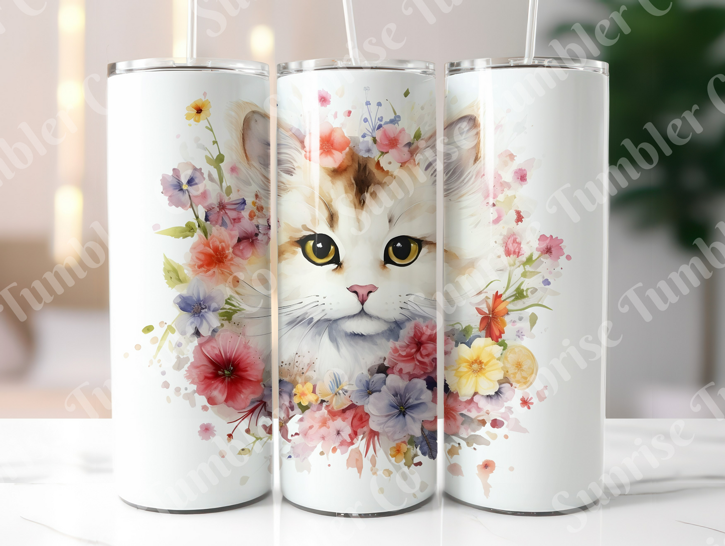Cat Lovers Variety Part 2 - 20oz and 30oz Tumblers (Glow In The Dark Green And Blue Available)