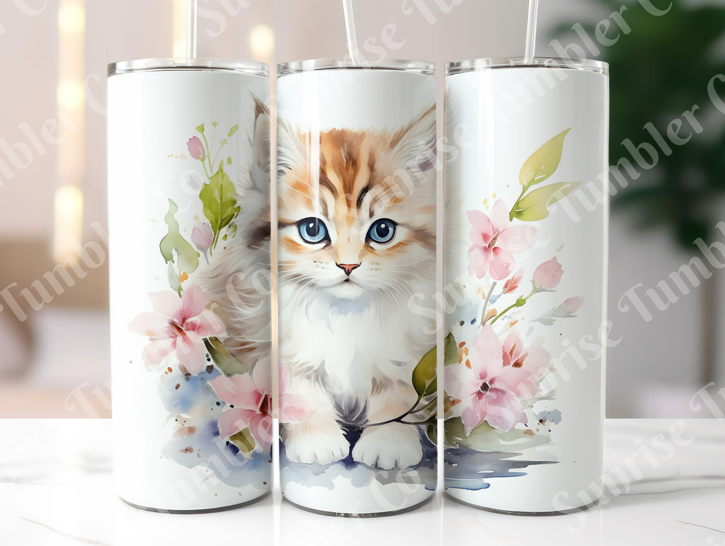Cat Lovers Variety Part 3 - 20oz and 30oz Tumblers (Glow In The Dark Green And Blue Available)