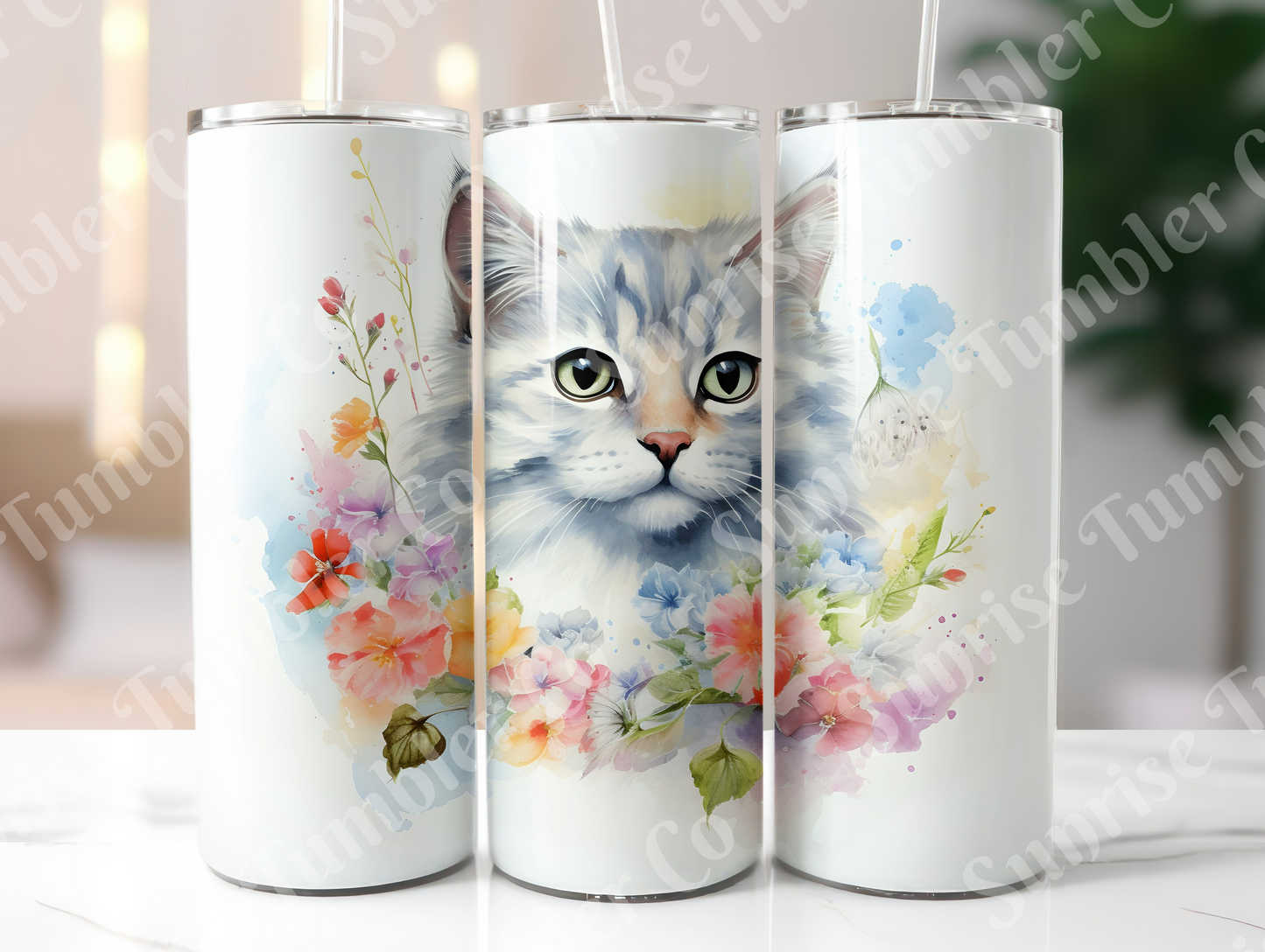 Cat Lovers Variety Part 3 - 20oz and 30oz Tumblers (Glow In The Dark Green And Blue Available)