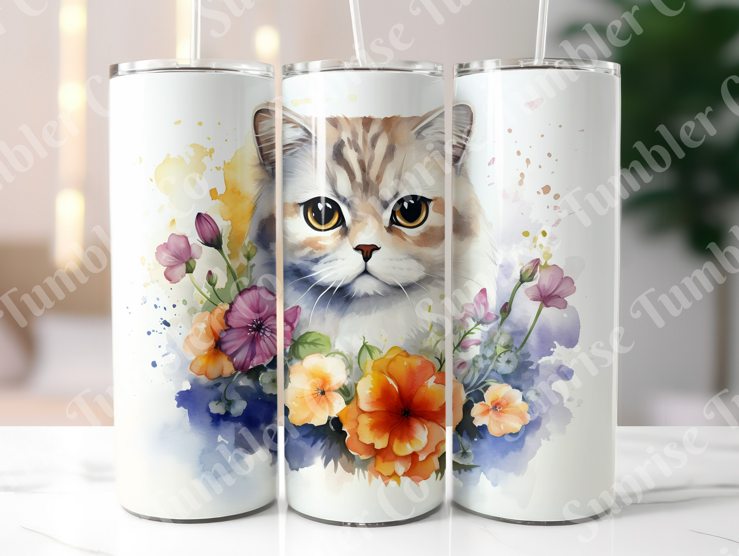 Cat Lovers Variety Part 3 - 20oz and 30oz Tumblers (Glow In The Dark Green And Blue Available)