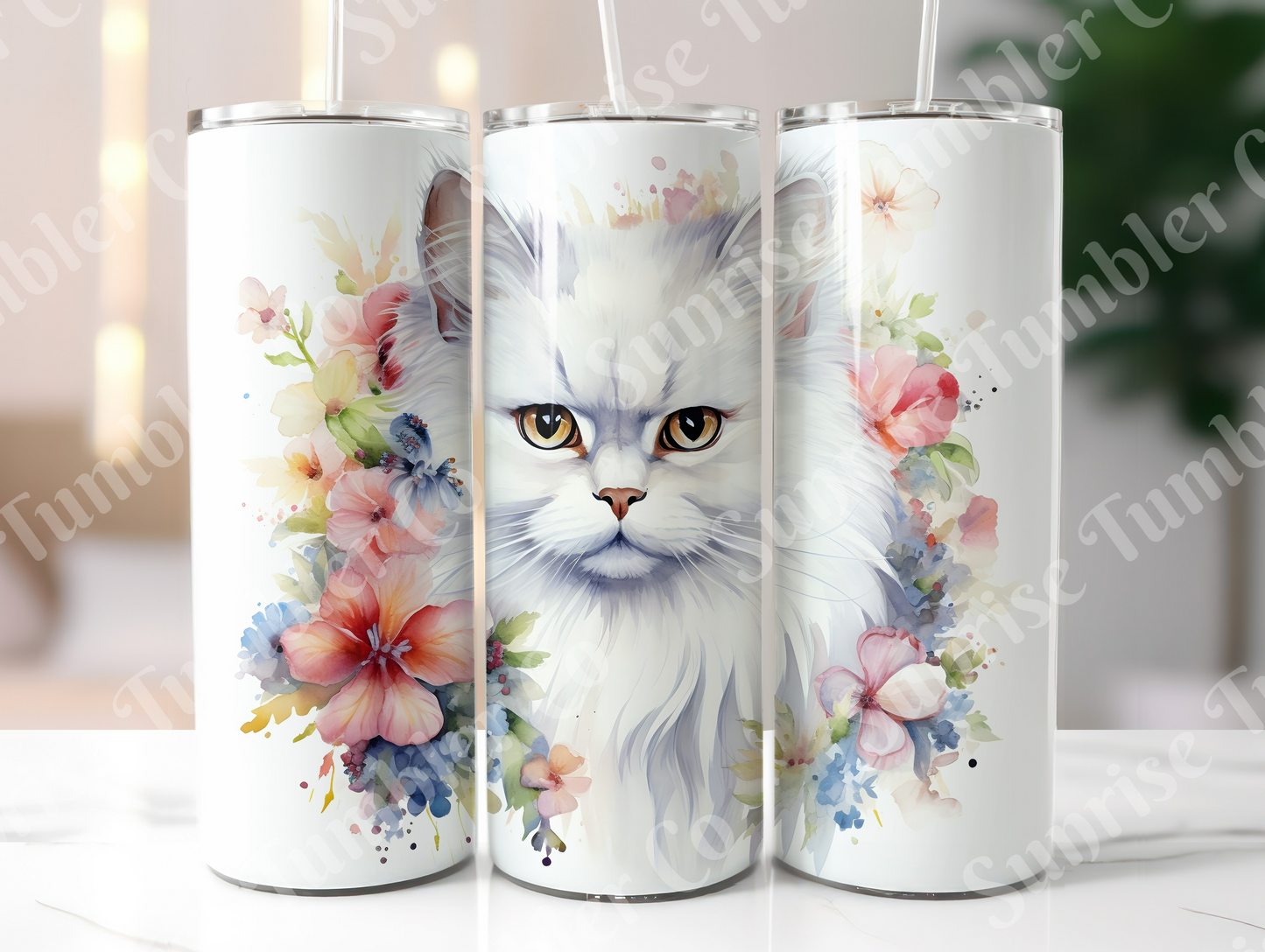 Cat Lovers Variety Part 3 - 20oz and 30oz Tumblers (Glow In The Dark Green And Blue Available)