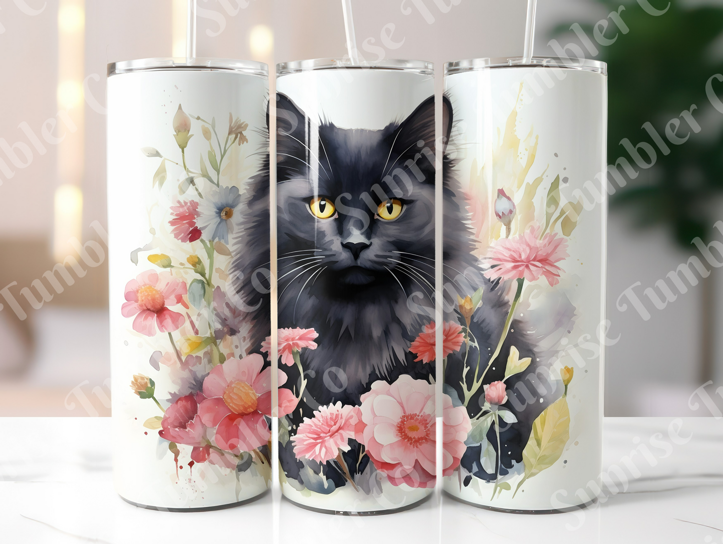 Cat Lovers Variety Part 3 - 20oz and 30oz Tumblers (Glow In The Dark Green And Blue Available)