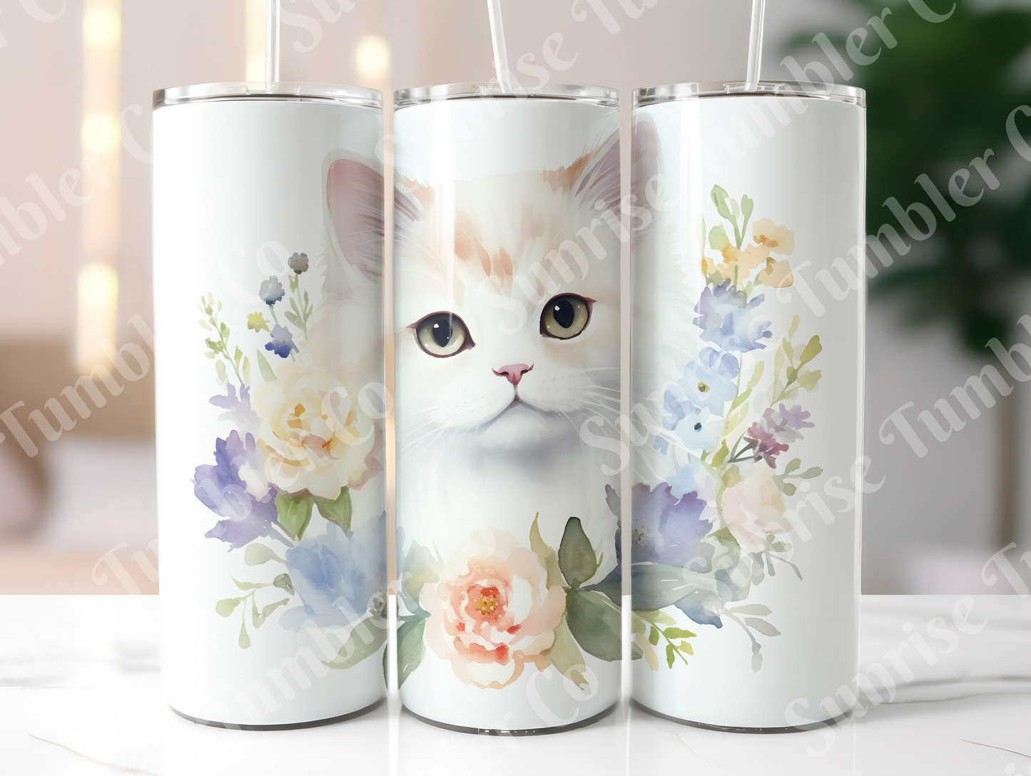 Cat Lovers Variety Part 3 - 20oz and 30oz Tumblers (Glow In The Dark Green And Blue Available)