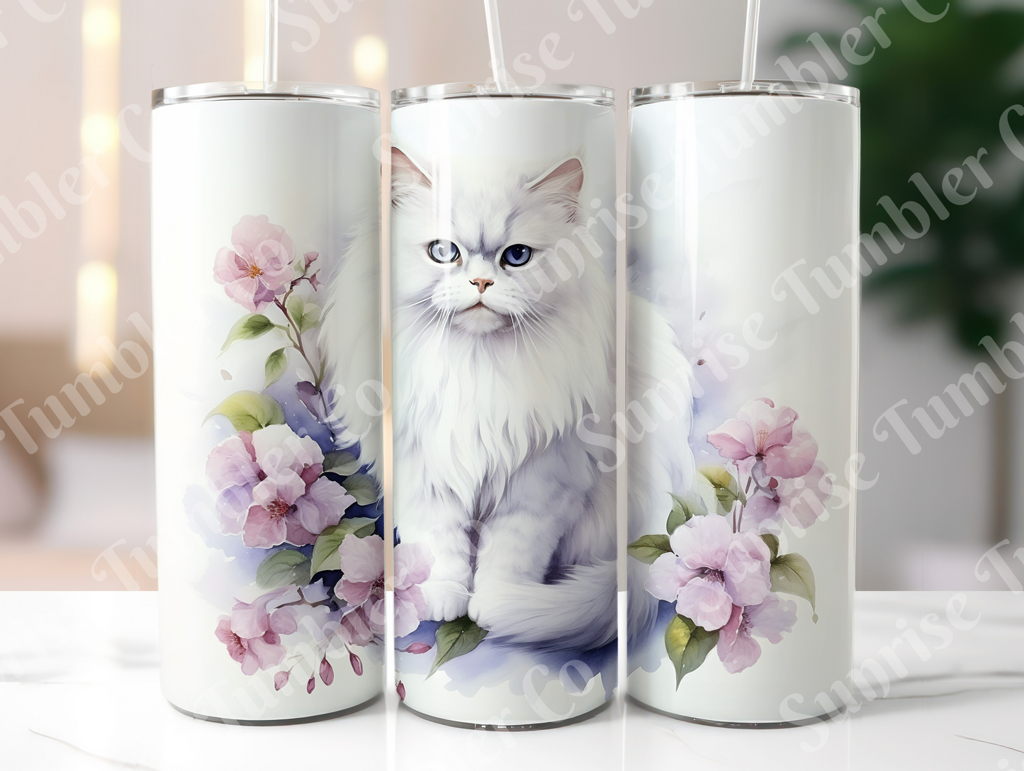 Cat Lovers Variety Part 1 - 20oz and 30oz Tumblers (Glow In The Dark Green And Blue Available)