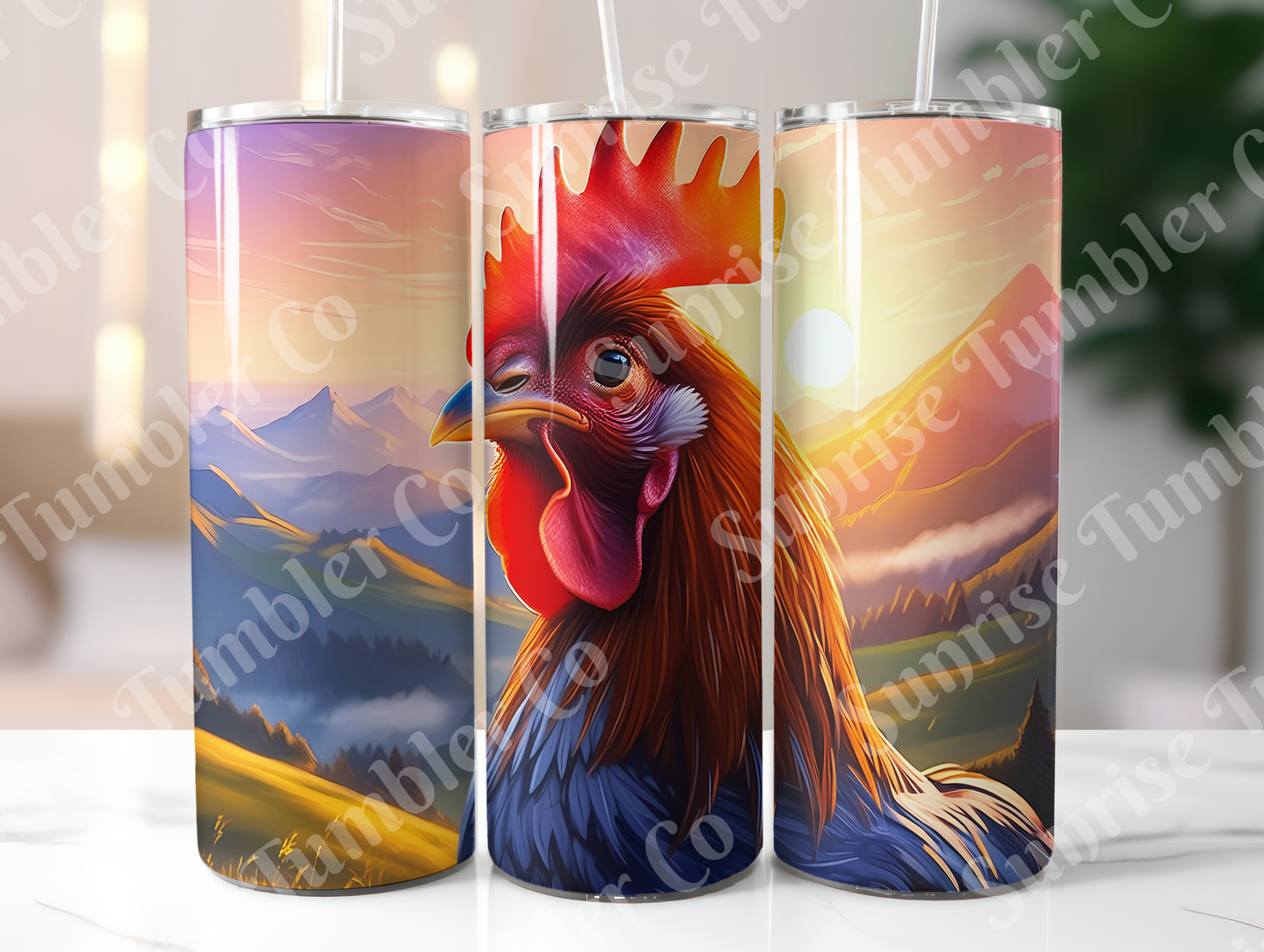 Chicken Variety Part 1 - 20oz and 30oz Tumblers (Glow In The Dark Green And Blue Available)