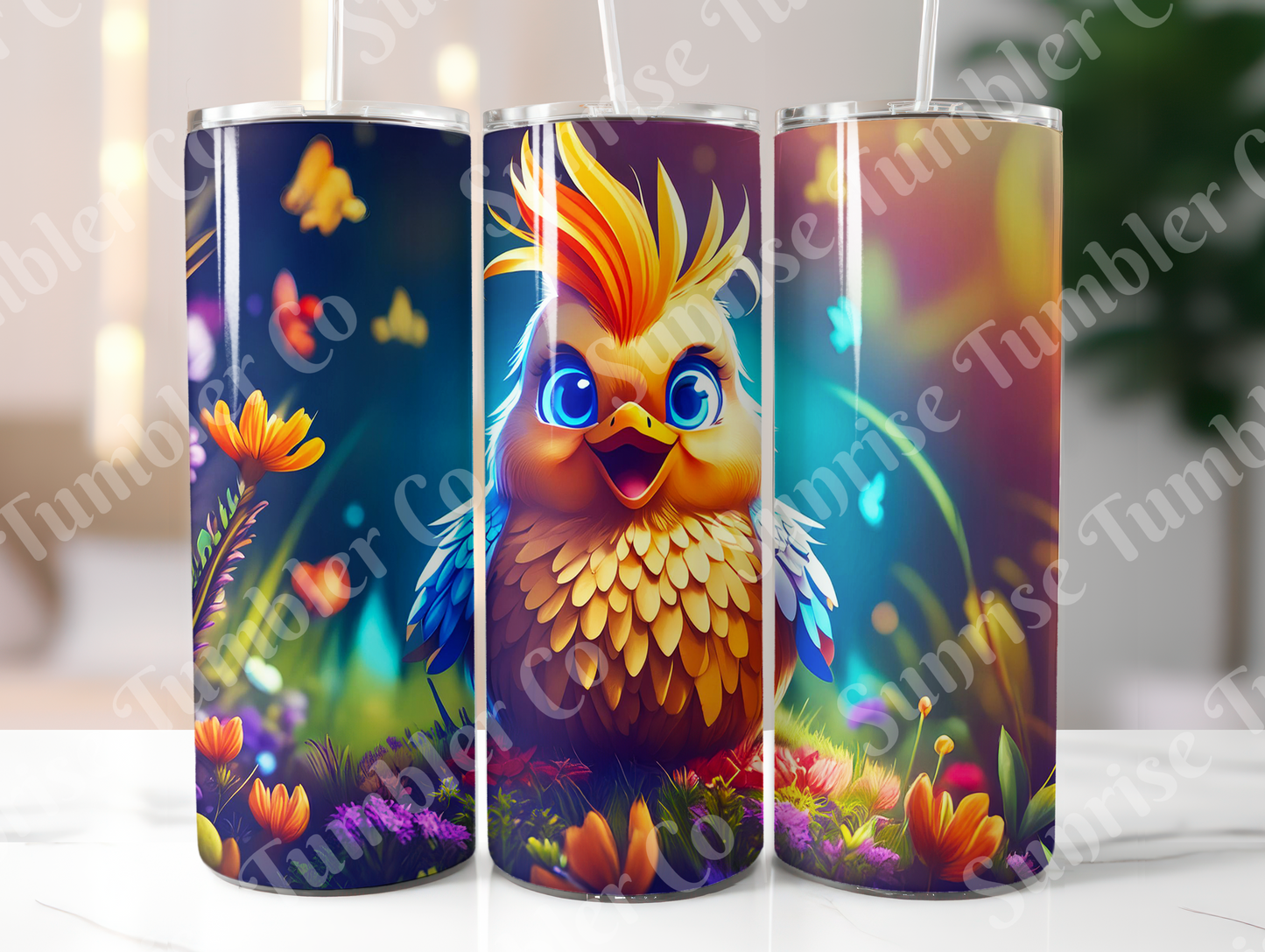 Chicken Variety Part 1 - 20oz and 30oz Tumblers (Glow In The Dark Green And Blue Available)