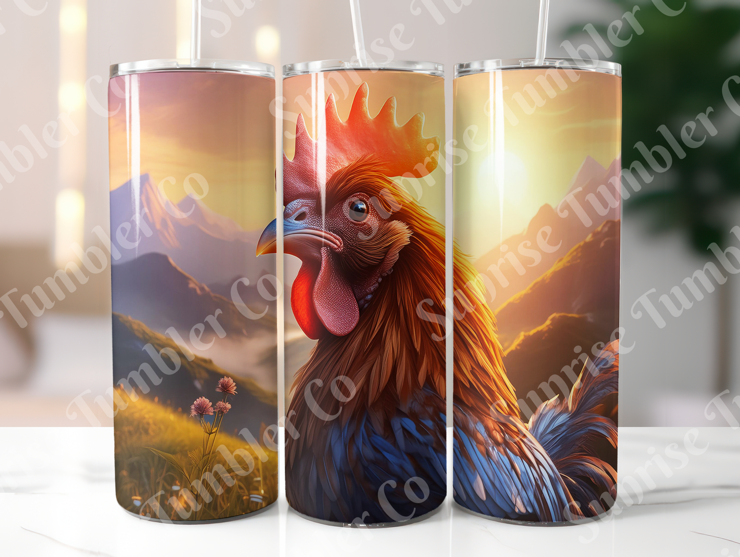 Chicken Variety Part 1 - 20oz and 30oz Tumblers (Glow In The Dark Green And Blue Available)