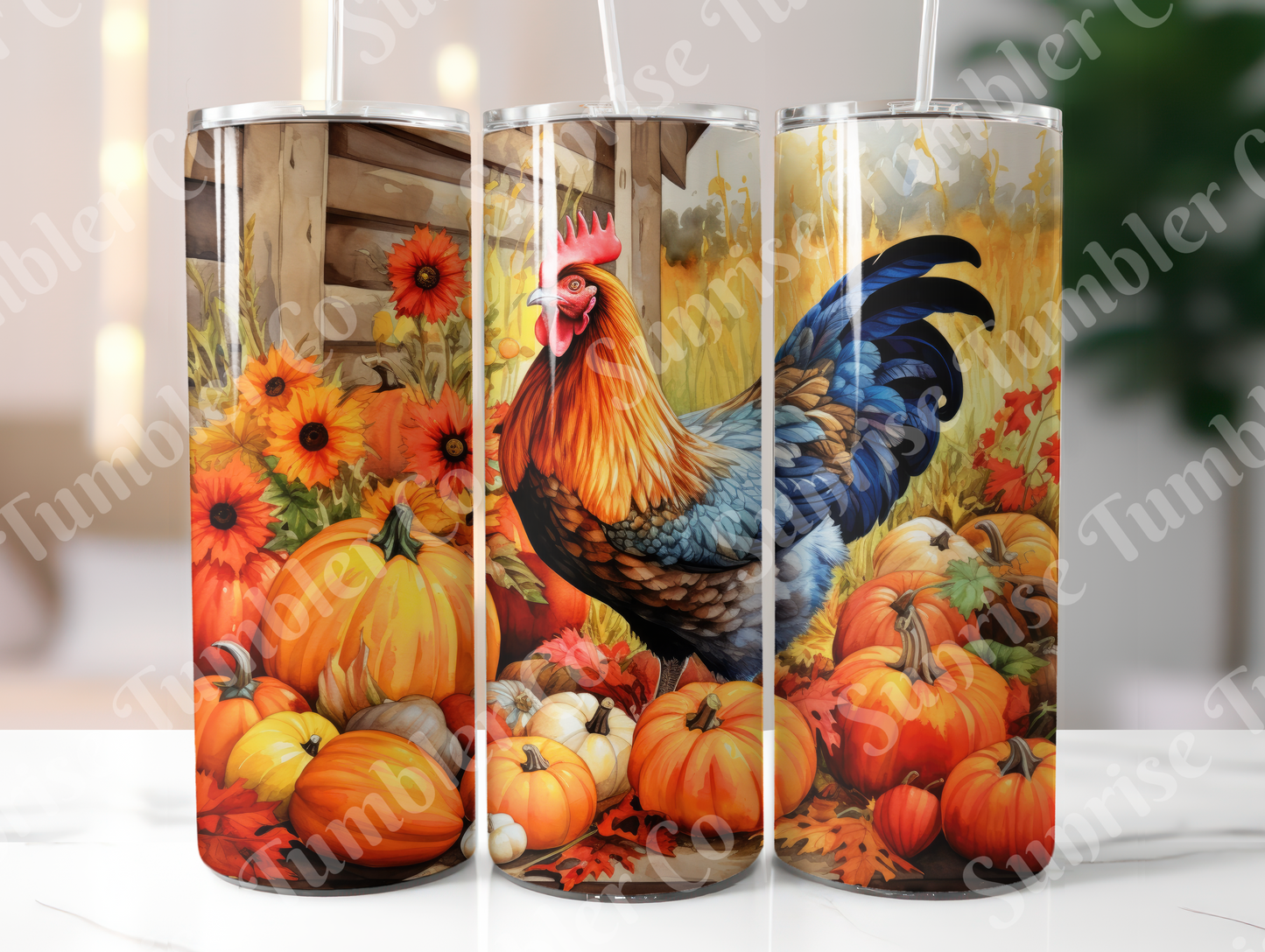 Chicken Variety Part 1 - 20oz and 30oz Tumblers (Glow In The Dark Green And Blue Available)