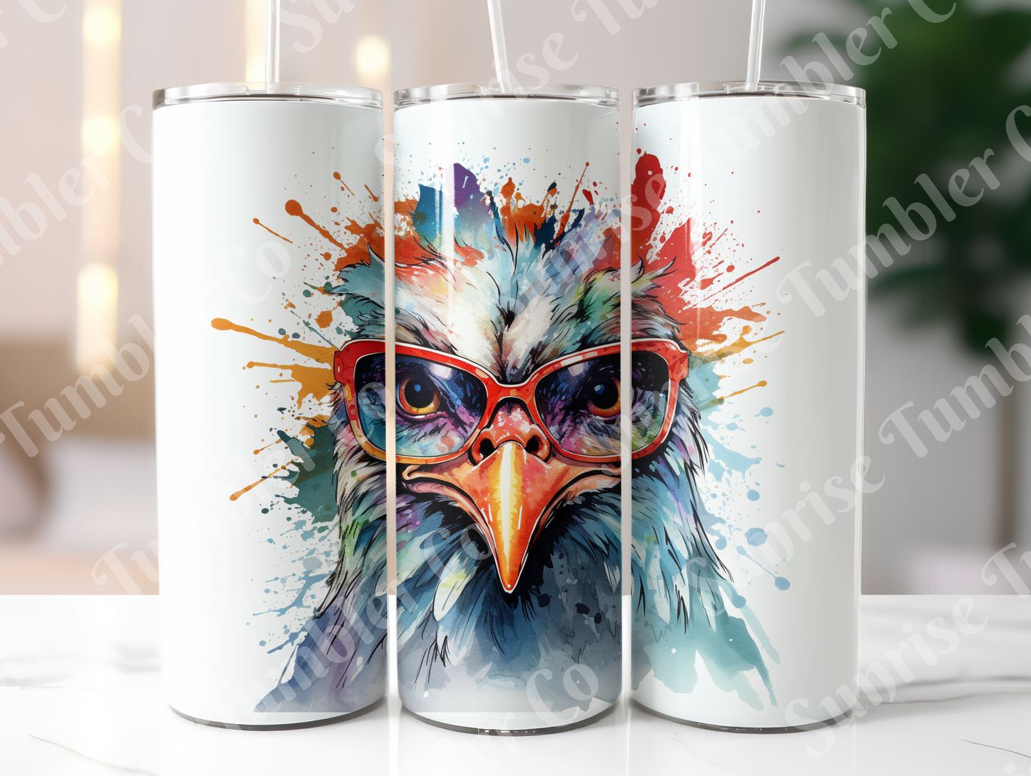 Chicken Variety Part 2 - 20oz and 30oz Tumblers (Glow In The Dark Green And Blue Available)
