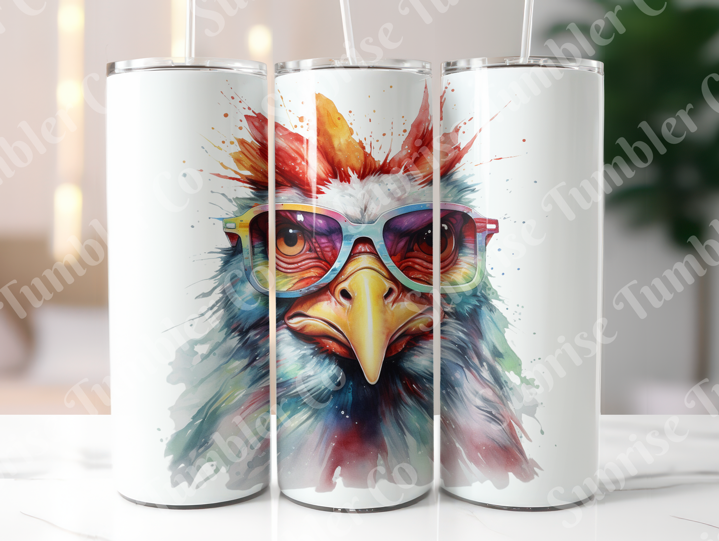 Chicken Variety Part 2 - 20oz and 30oz Tumblers (Glow In The Dark Green And Blue Available)