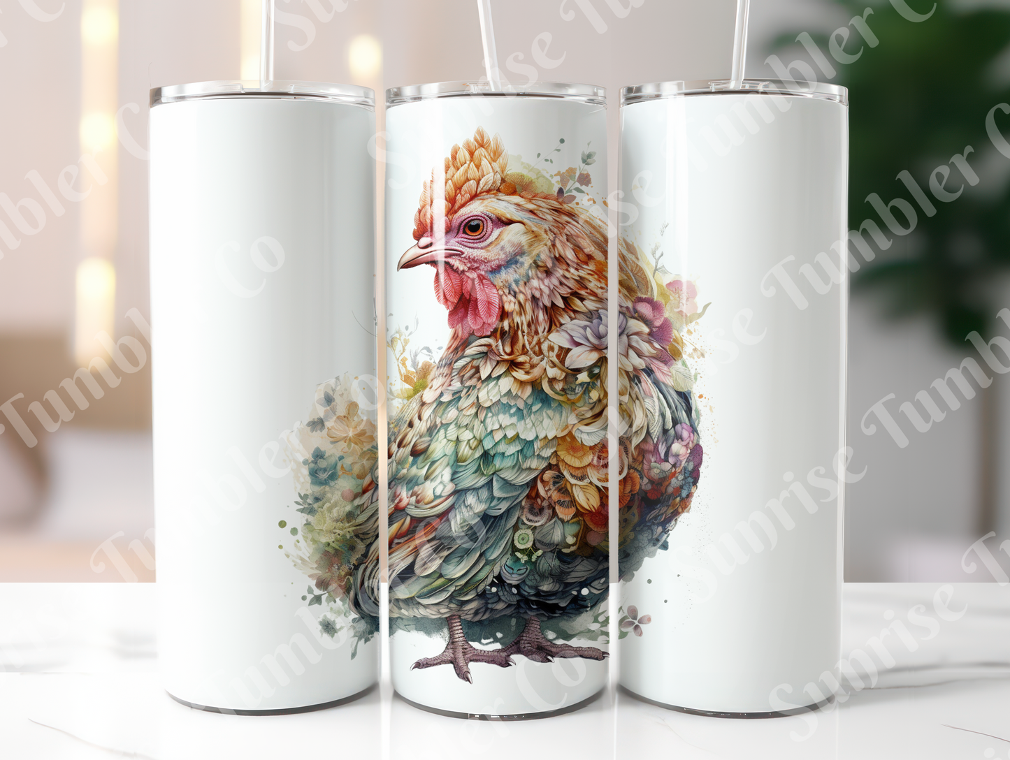 Chicken Variety Part 2 - 20oz and 30oz Tumblers (Glow In The Dark Green And Blue Available)