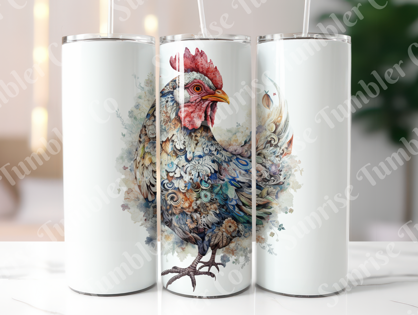Chicken Variety Part 2 - 20oz and 30oz Tumblers (Glow In The Dark Green And Blue Available)