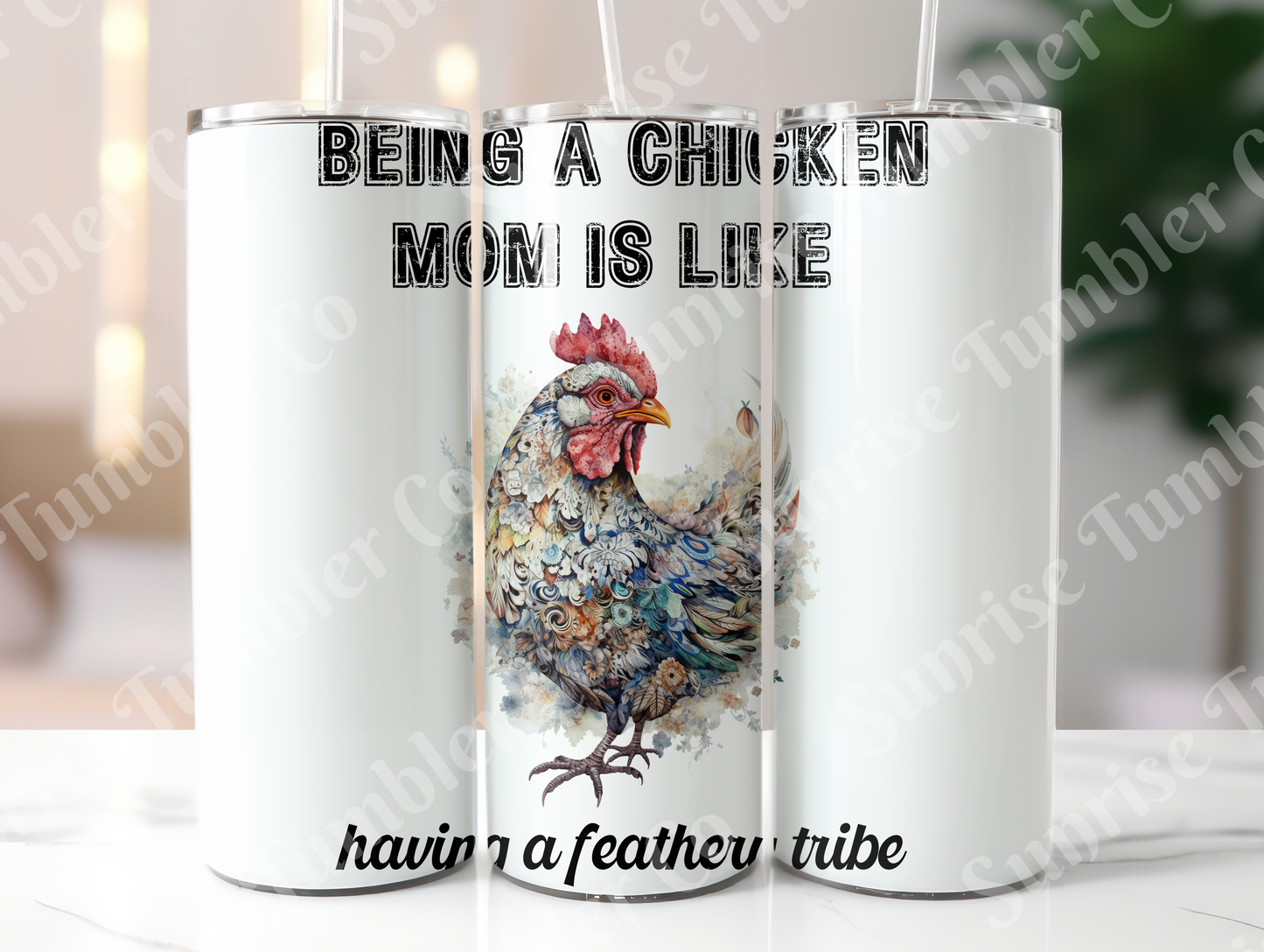 Chicken Variety Part 2 - 20oz and 30oz Tumblers (Glow In The Dark Green And Blue Available)