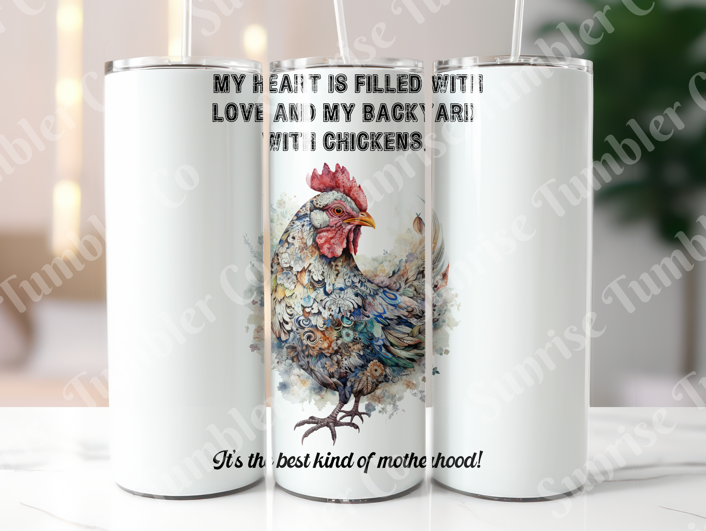 Chicken Variety Part 2 - 20oz and 30oz Tumblers (Glow In The Dark Green And Blue Available)