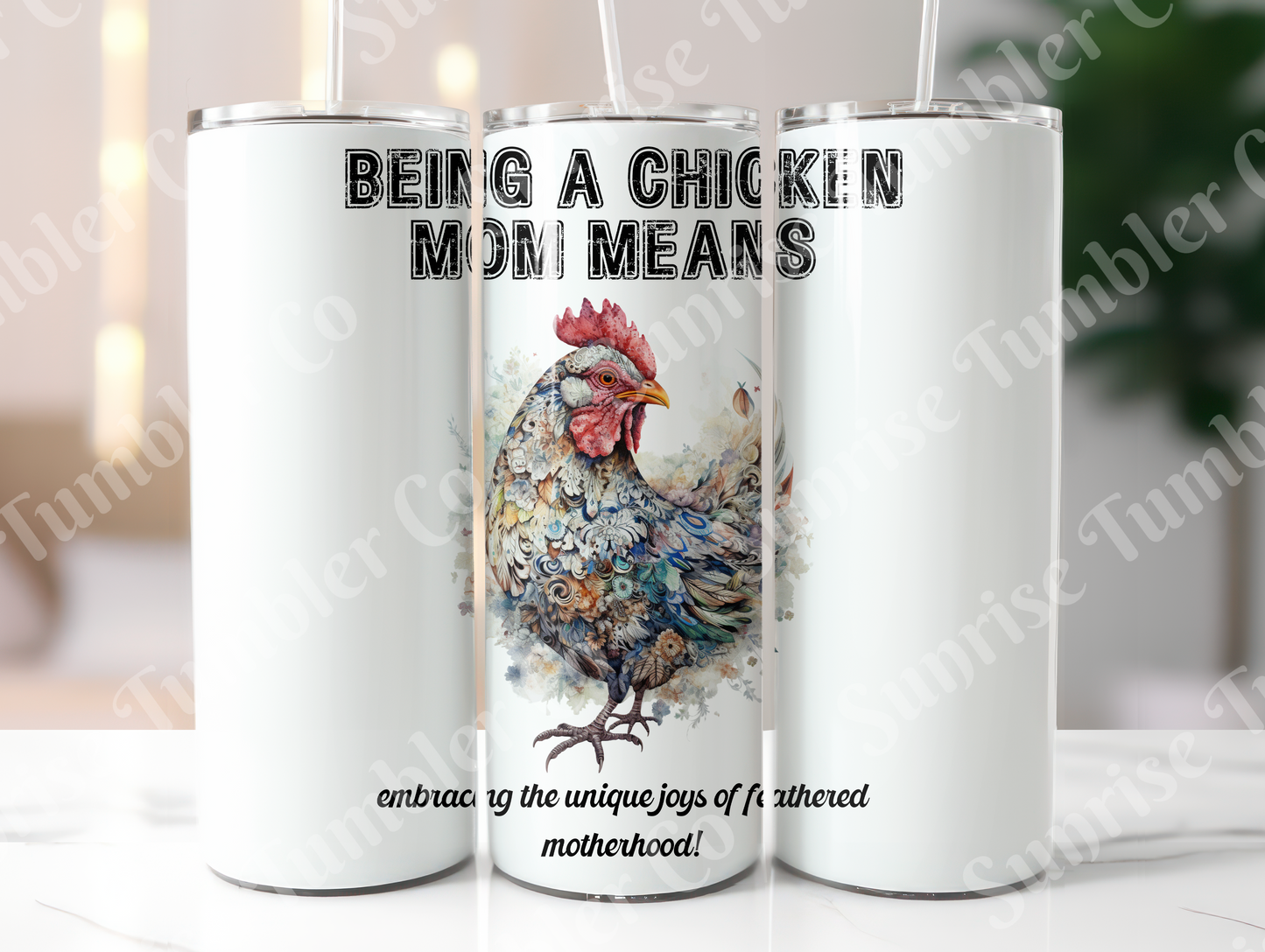 Chicken Variety Part 2 - 20oz and 30oz Tumblers (Glow In The Dark Green And Blue Available)