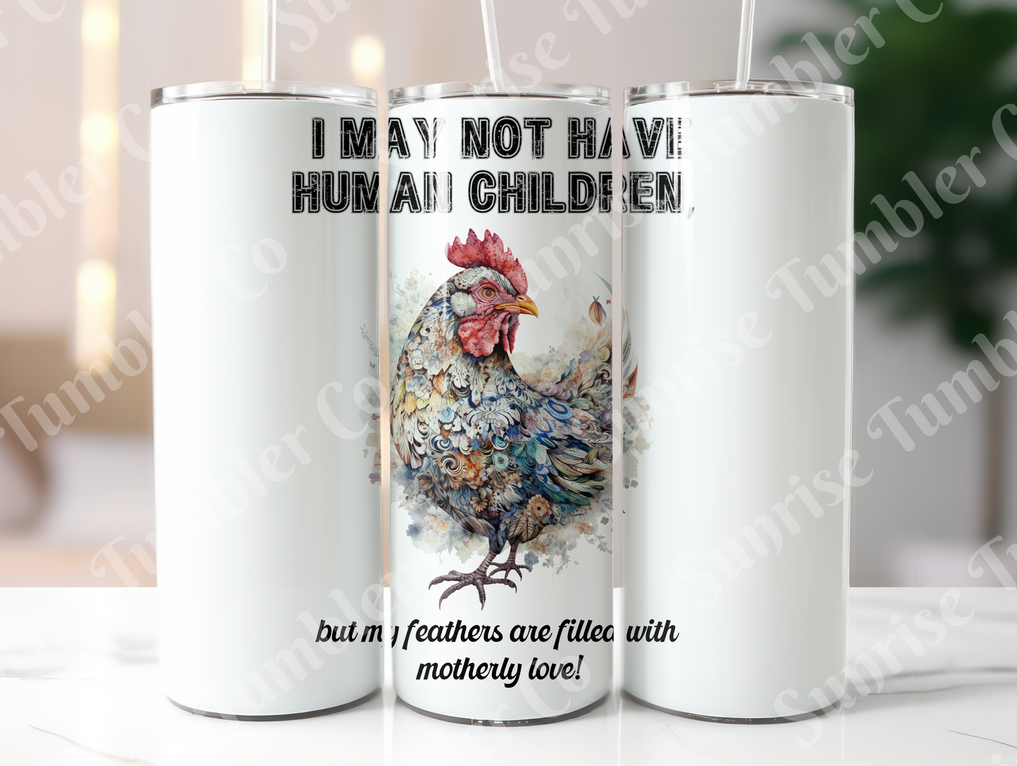 Chicken Variety Part 2 - 20oz and 30oz Tumblers (Glow In The Dark Green And Blue Available)