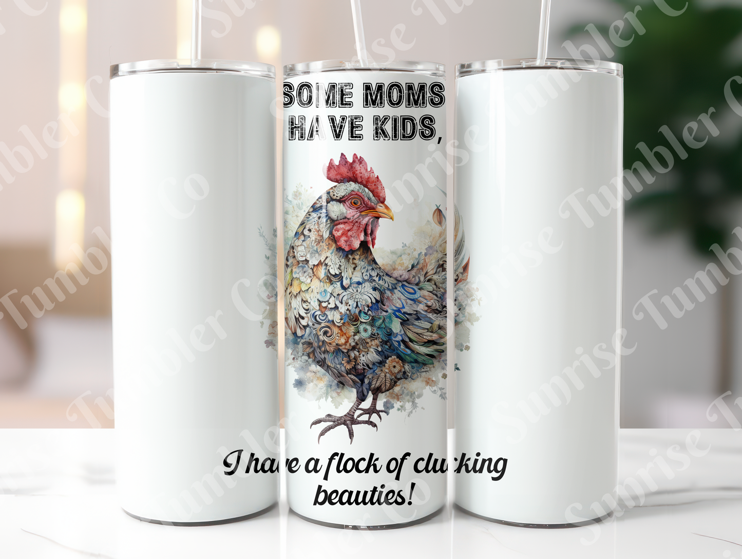 Chicken Variety Part 2 - 20oz and 30oz Tumblers (Glow In The Dark Green And Blue Available)
