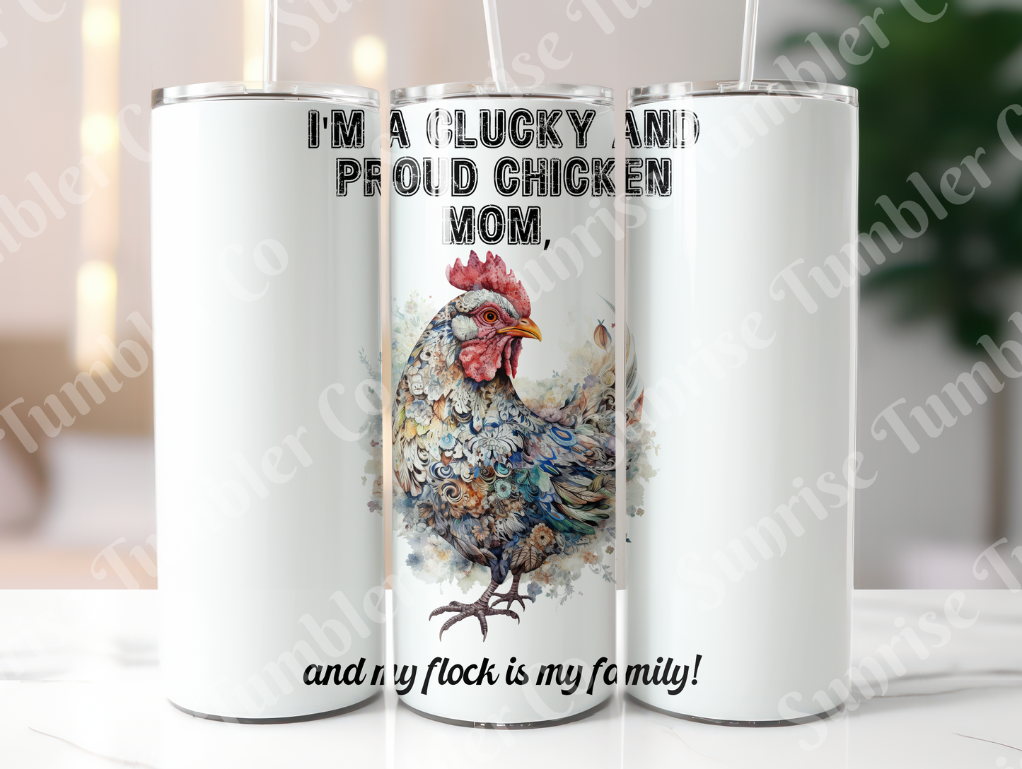 Chicken Variety Part 2 - 20oz and 30oz Tumblers (Glow In The Dark Green And Blue Available)