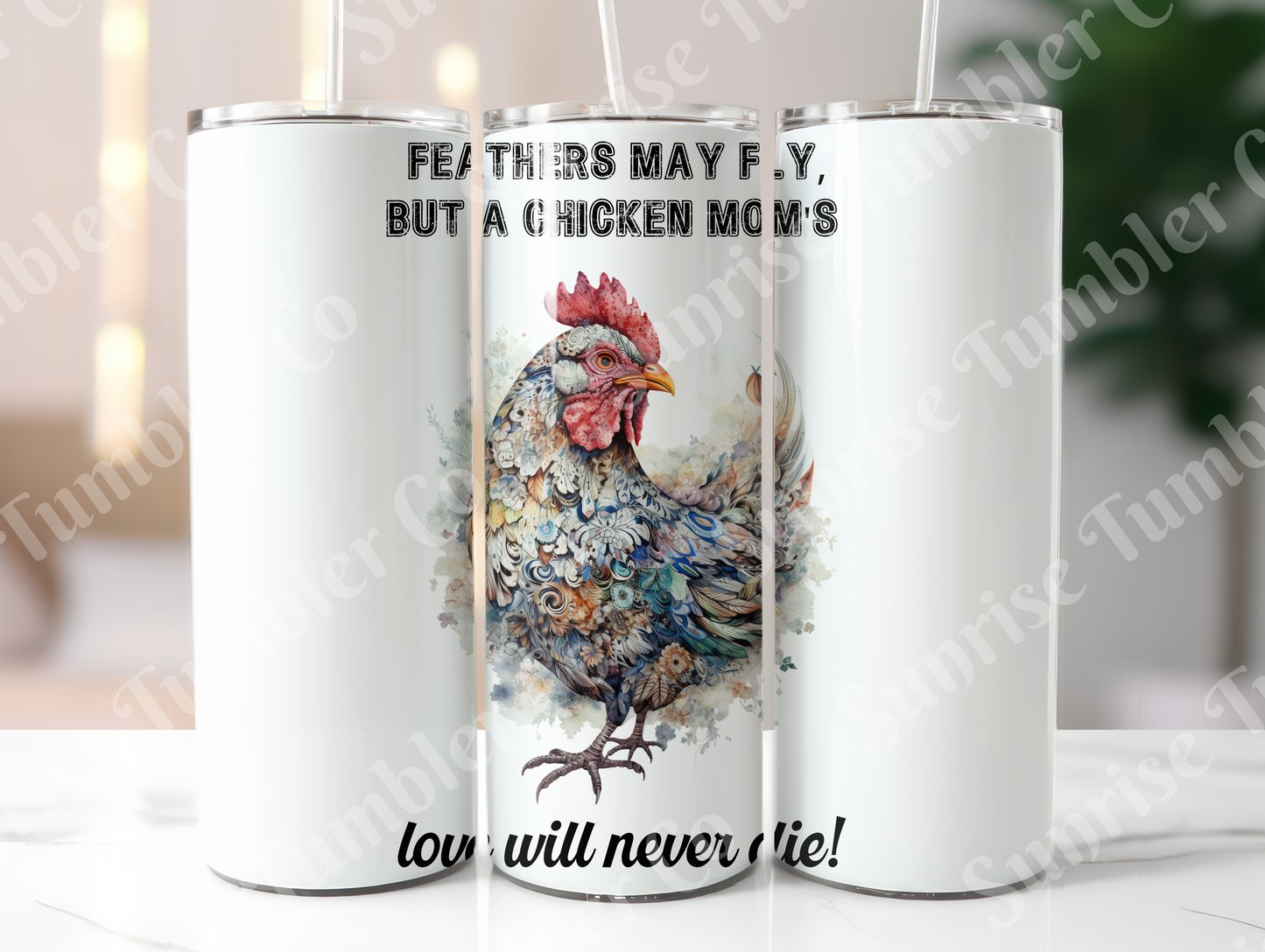 Chicken Variety Part 2 - 20oz and 30oz Tumblers (Glow In The Dark Green And Blue Available)