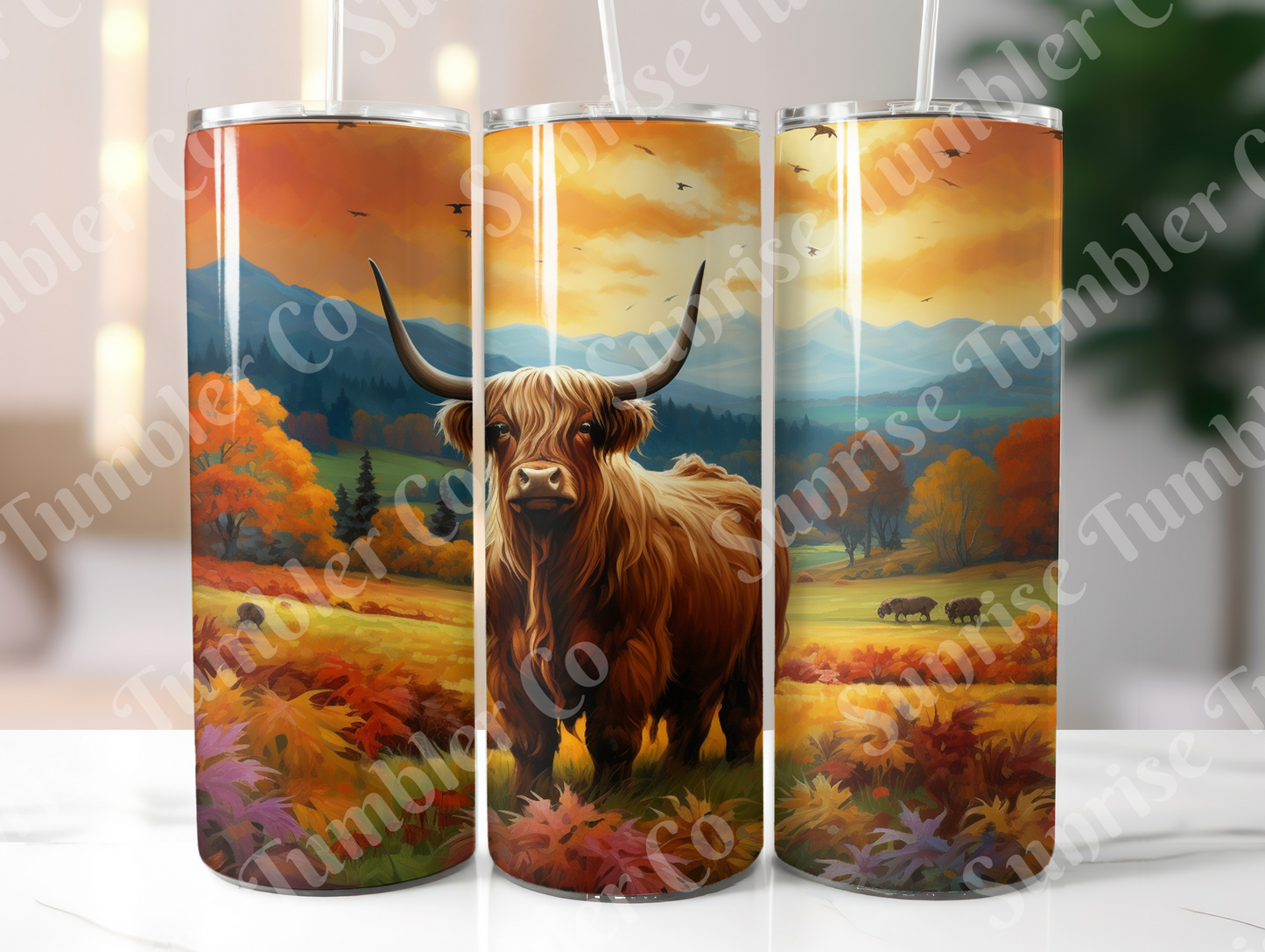 Cow Variety Part 2 - 20oz and 30oz Tumblers (Glow In The Dark Green And Blue Available)