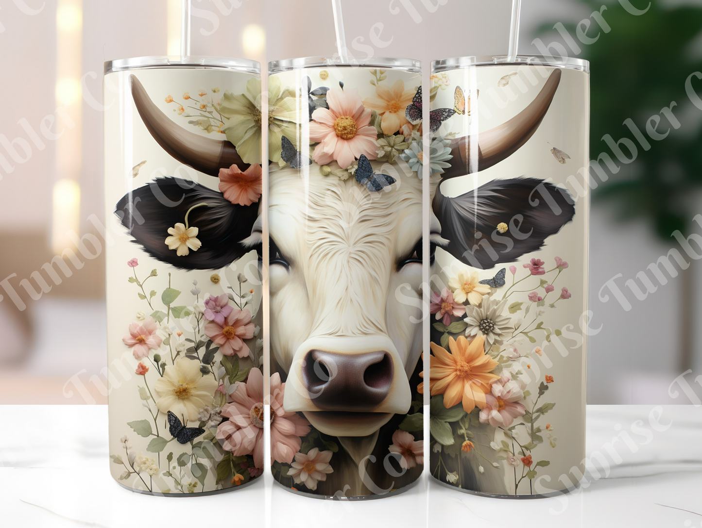 Cow Variety Part 1 - 20oz and 30oz Tumblers (Glow In The Dark Green And Blue Available)