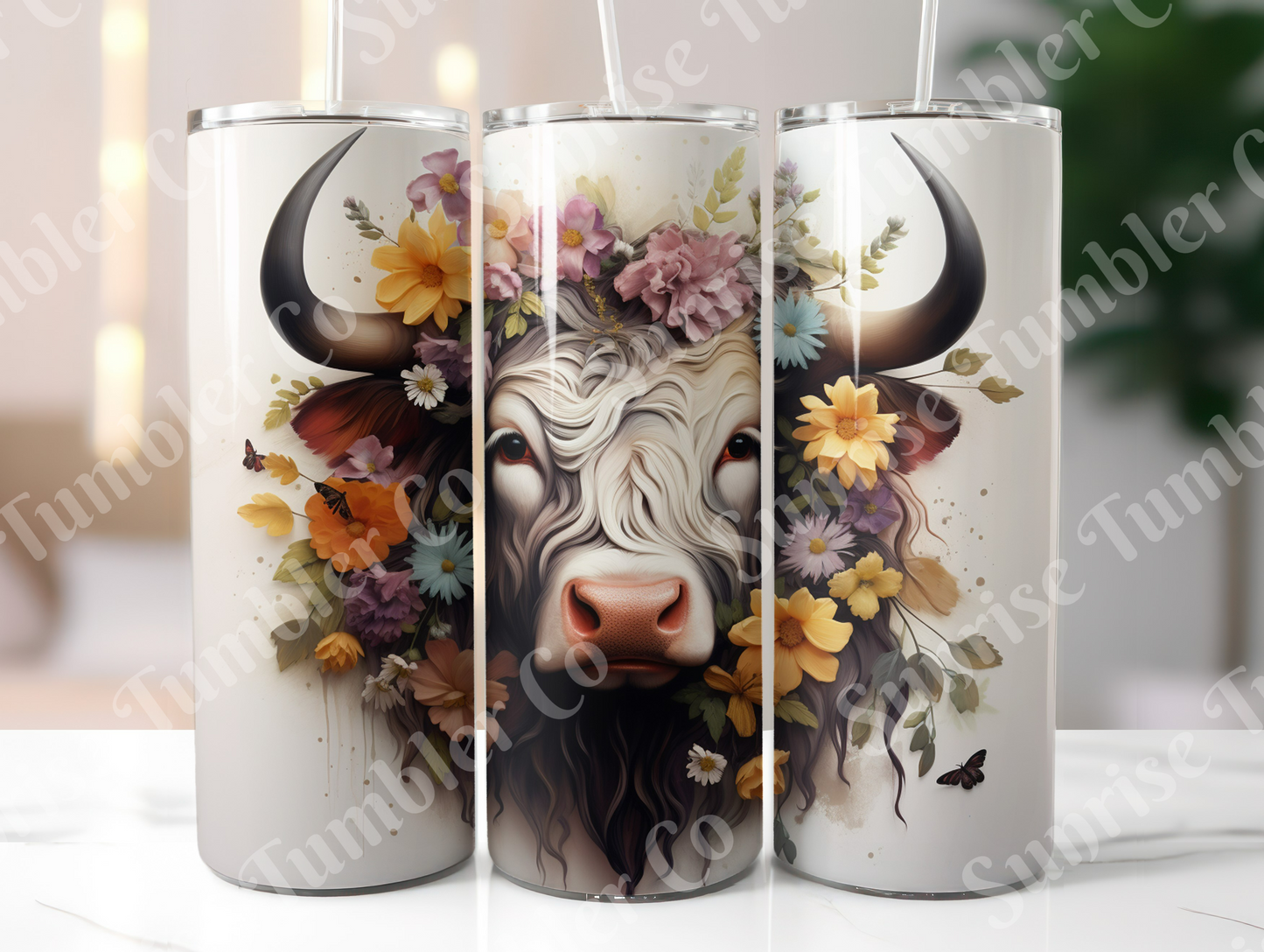Cow Variety Part 1 - 20oz and 30oz Tumblers (Glow In The Dark Green And Blue Available)