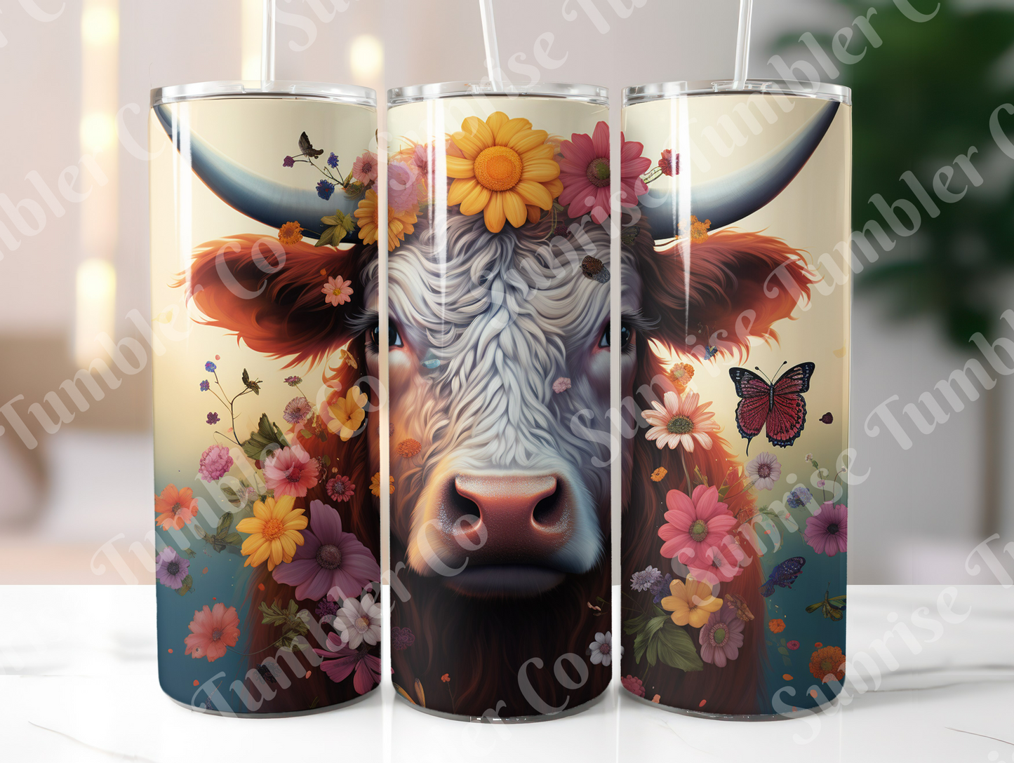 Cow Variety Part 1 - 20oz and 30oz Tumblers (Glow In The Dark Green And Blue Available)
