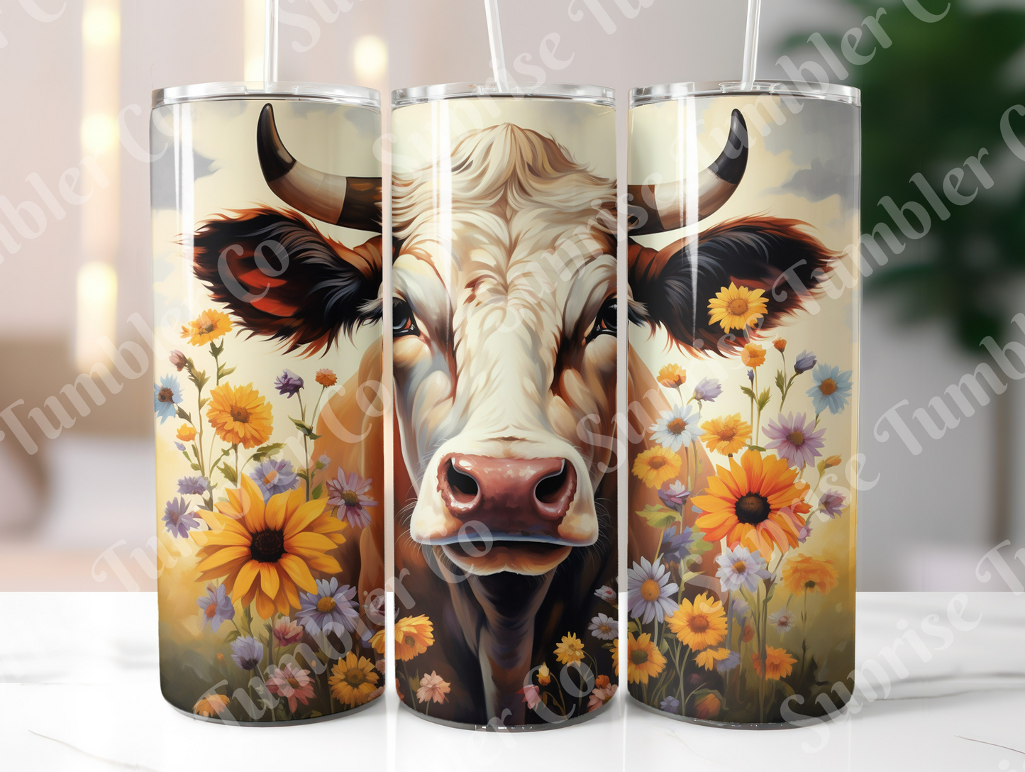 Cow Variety Part 1 - 20oz and 30oz Tumblers (Glow In The Dark Green And Blue Available)