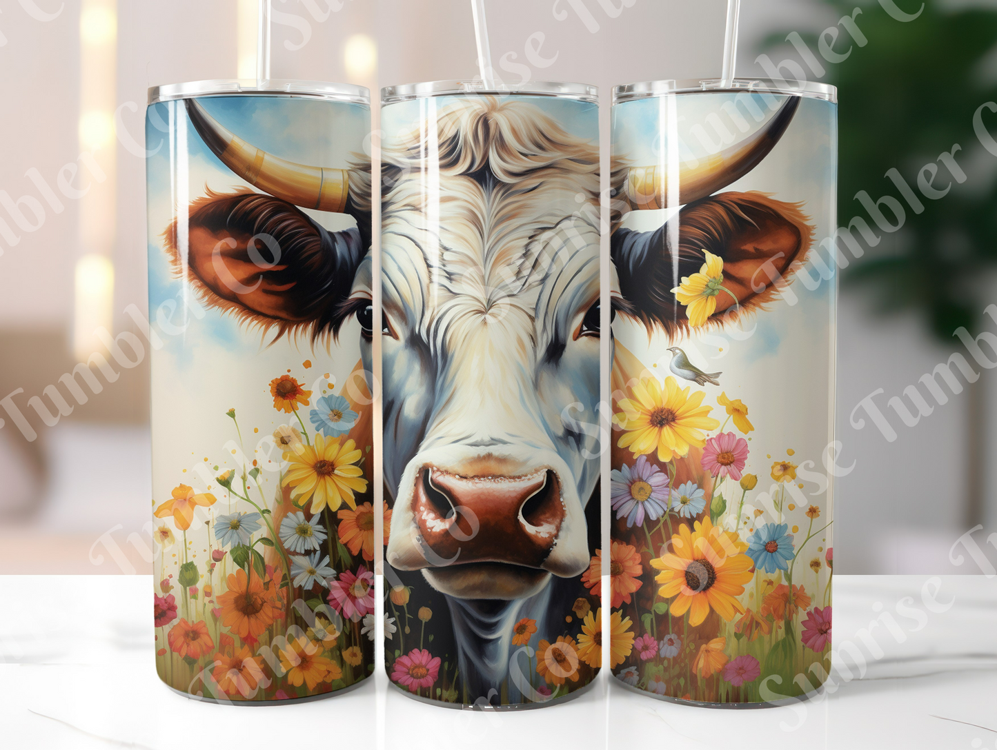 Cow Variety Part 1 - 20oz and 30oz Tumblers (Glow In The Dark Green And Blue Available)