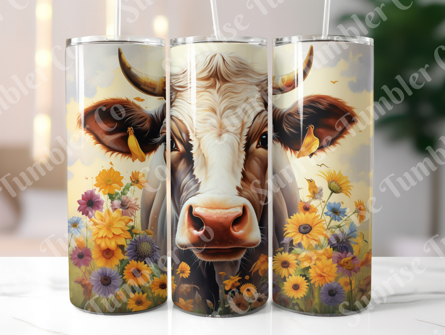 Cow Variety Part 1 - 20oz and 30oz Tumblers (Glow In The Dark Green And Blue Available)