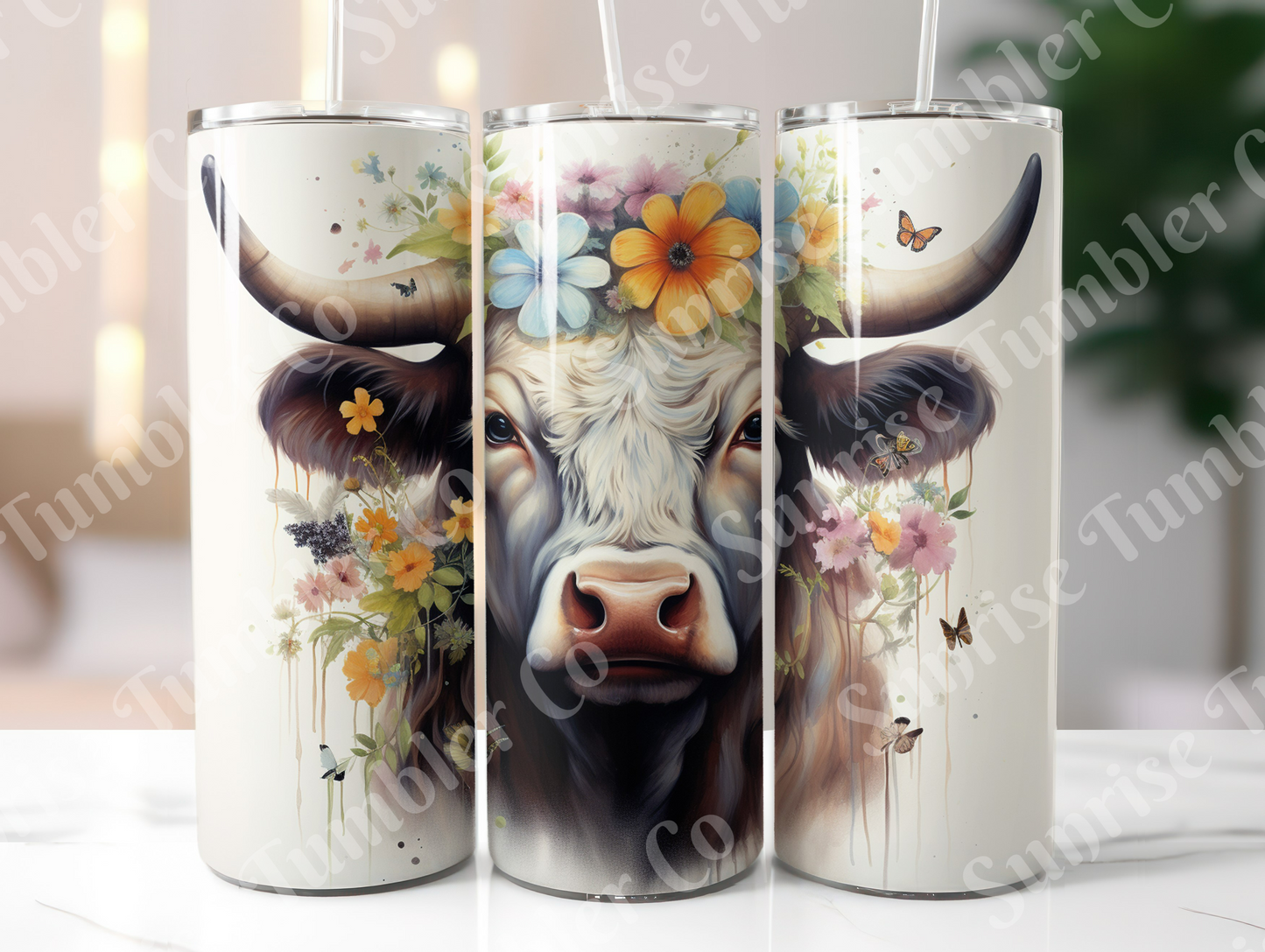 Cow Variety Part 1 - 20oz and 30oz Tumblers (Glow In The Dark Green And Blue Available)