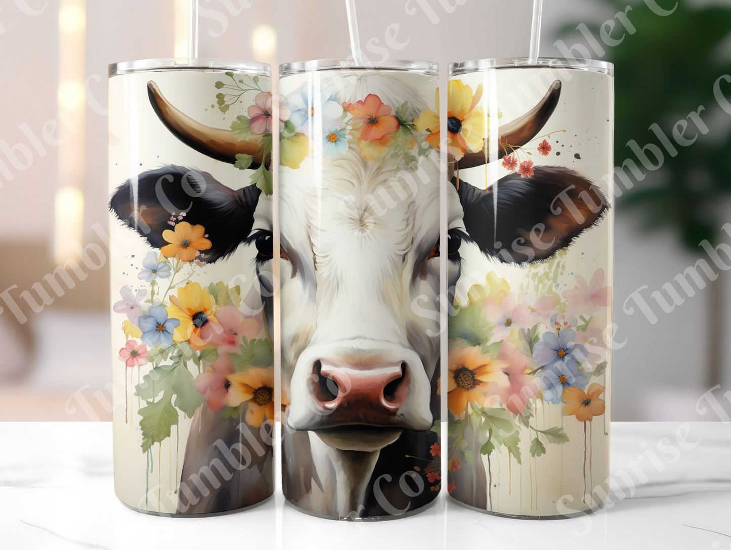 Cow Variety Part 2 - 20oz and 30oz Tumblers (Glow In The Dark Green And Blue Available)