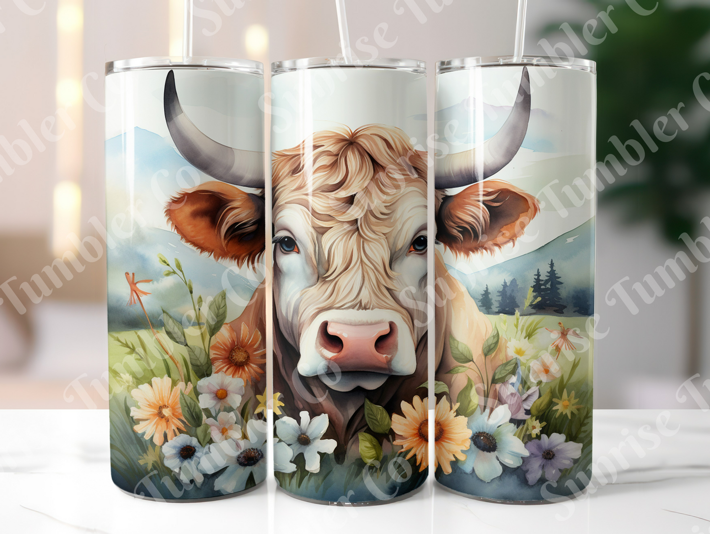 Cow Variety Part 1 - 20oz and 30oz Tumblers (Glow In The Dark Green And Blue Available)