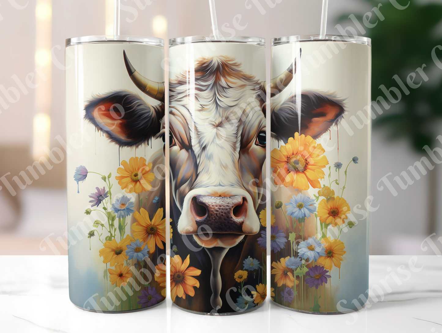 Cow Variety Part 2 - 20oz and 30oz Tumblers (Glow In The Dark Green And Blue Available)