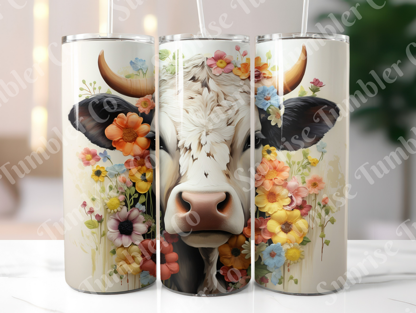 Cow Variety Part 2 - 20oz and 30oz Tumblers (Glow In The Dark Green And Blue Available)