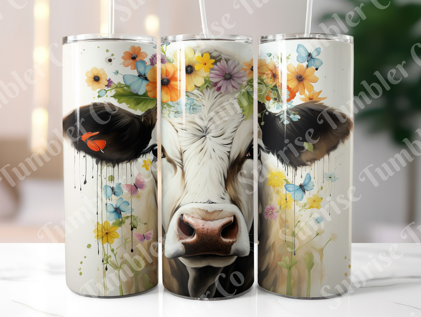 Cow Variety Part 2 - 20oz and 30oz Tumblers (Glow In The Dark Green And Blue Available)
