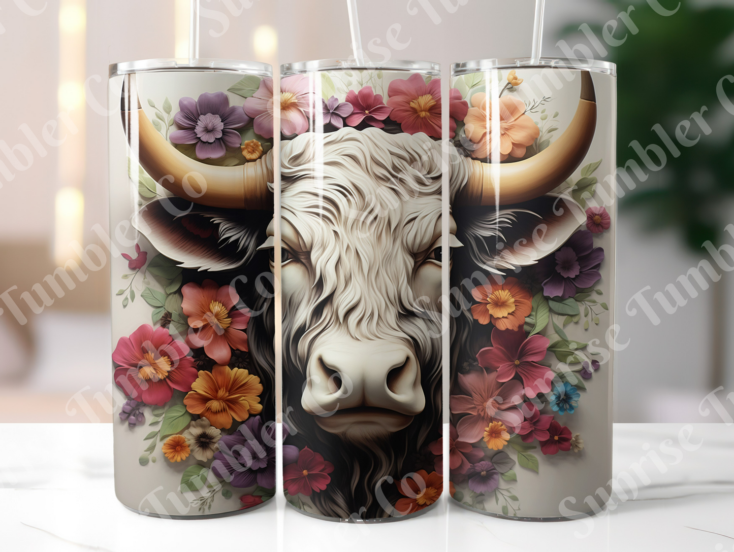 Cow Variety Part 2 - 20oz and 30oz Tumblers (Glow In The Dark Green And Blue Available)
