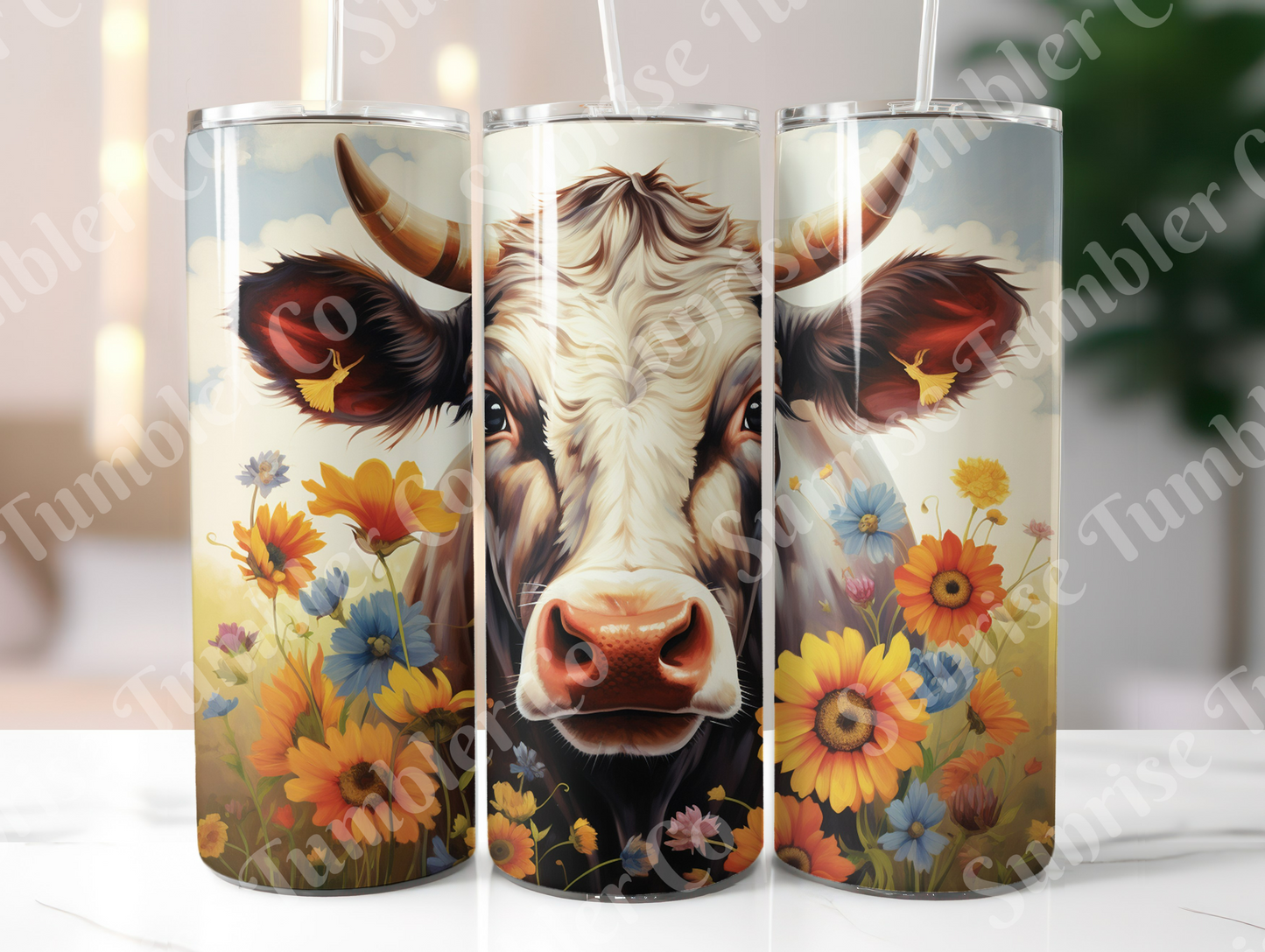 Cow Variety Part 2 - 20oz and 30oz Tumblers (Glow In The Dark Green And Blue Available)