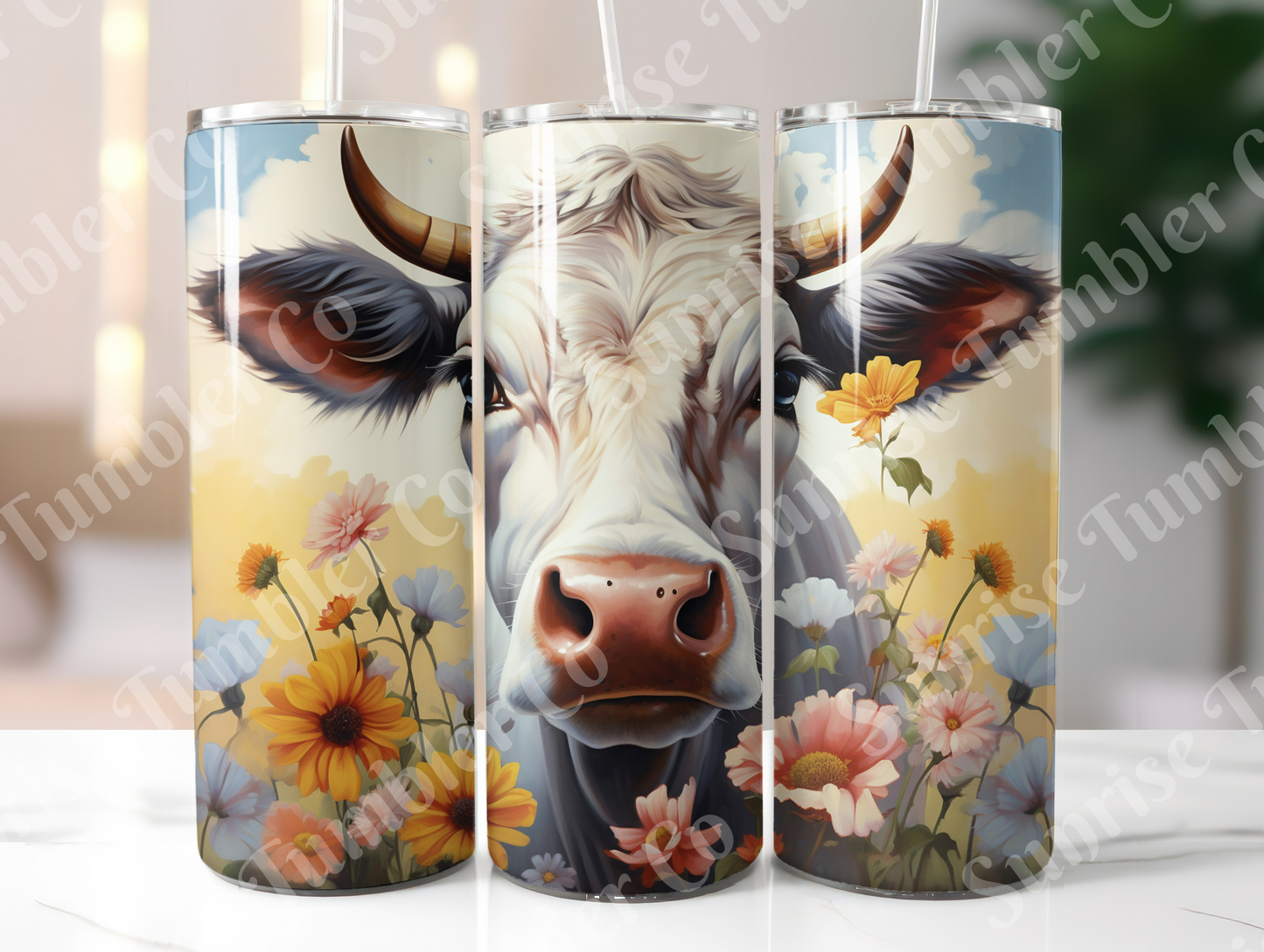 Cow Variety Part 2 - 20oz and 30oz Tumblers (Glow In The Dark Green And Blue Available)