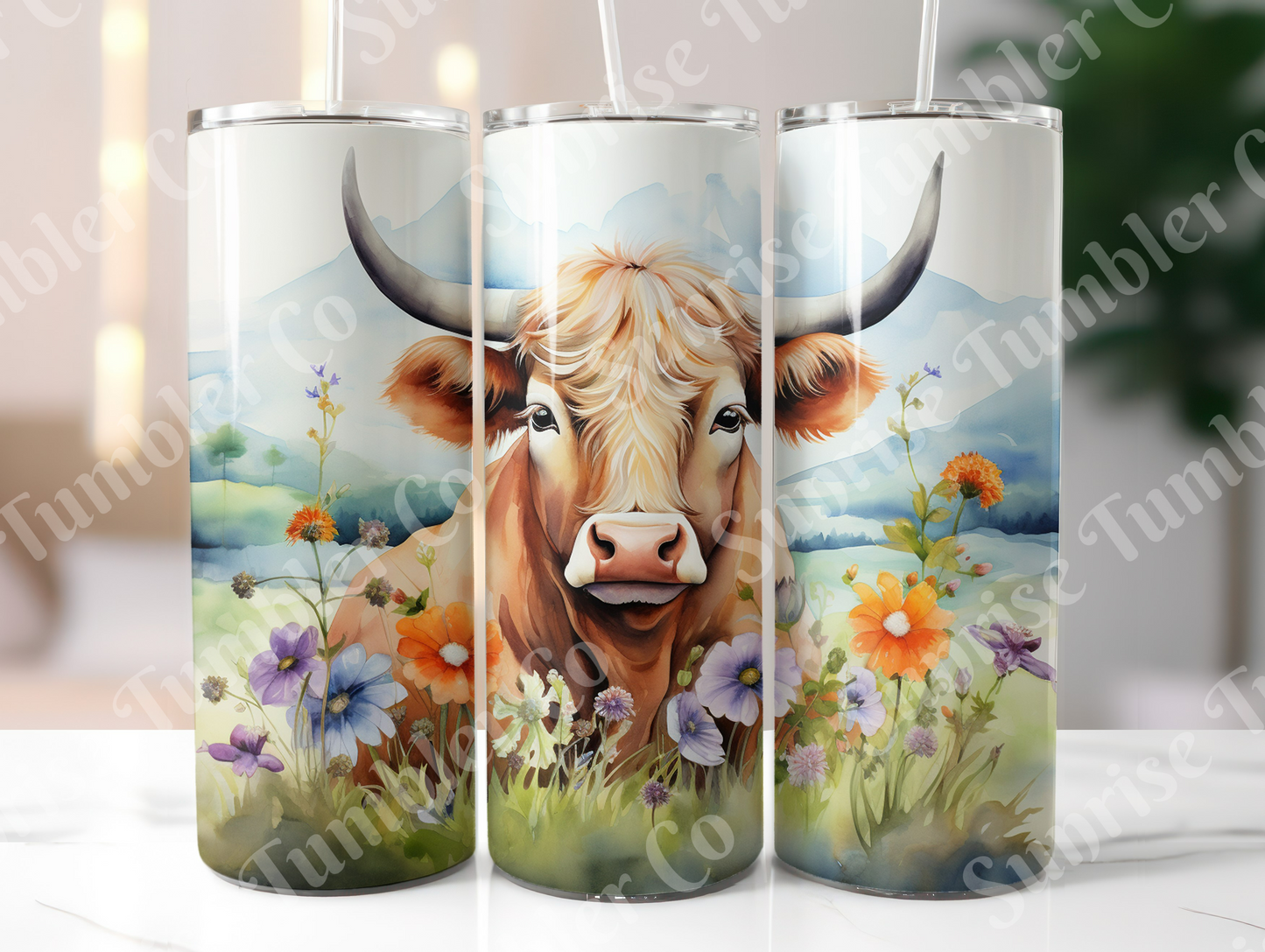 Cow Variety Part 2 - 20oz and 30oz Tumblers (Glow In The Dark Green And Blue Available)