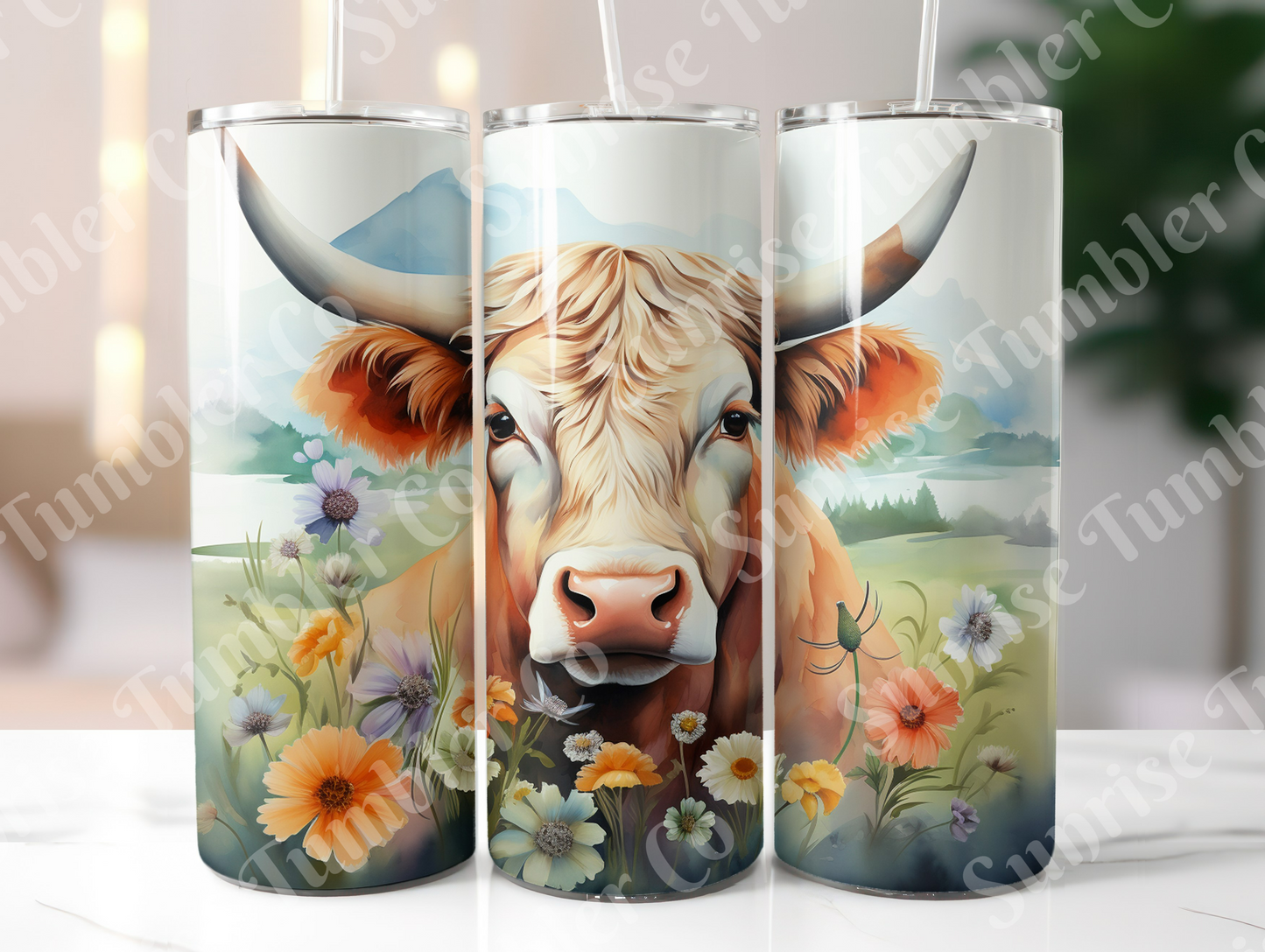 Cow Variety Part 1 - 20oz and 30oz Tumblers (Glow In The Dark Green And Blue Available)