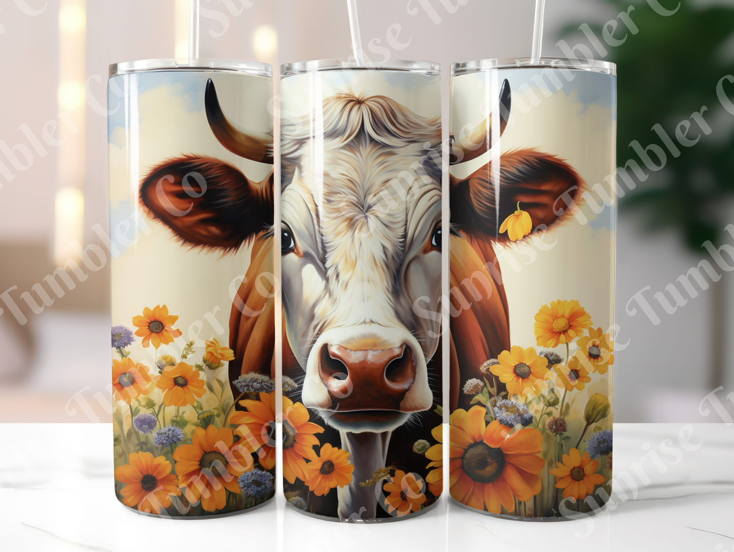 Cow Variety Part 2 - 20oz and 30oz Tumblers (Glow In The Dark Green And Blue Available)