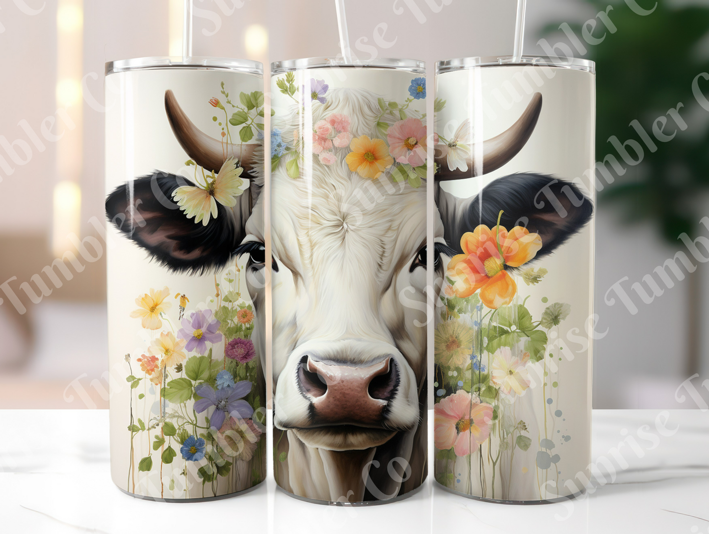 Cow Variety Part 2 - 20oz and 30oz Tumblers (Glow In The Dark Green And Blue Available)
