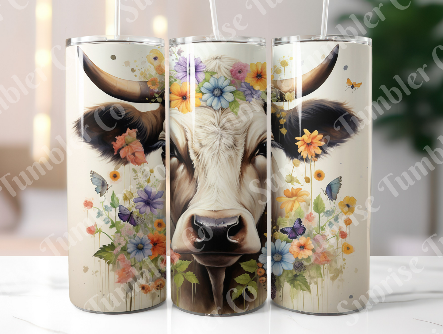 Cow Variety Part 2 - 20oz and 30oz Tumblers (Glow In The Dark Green And Blue Available)