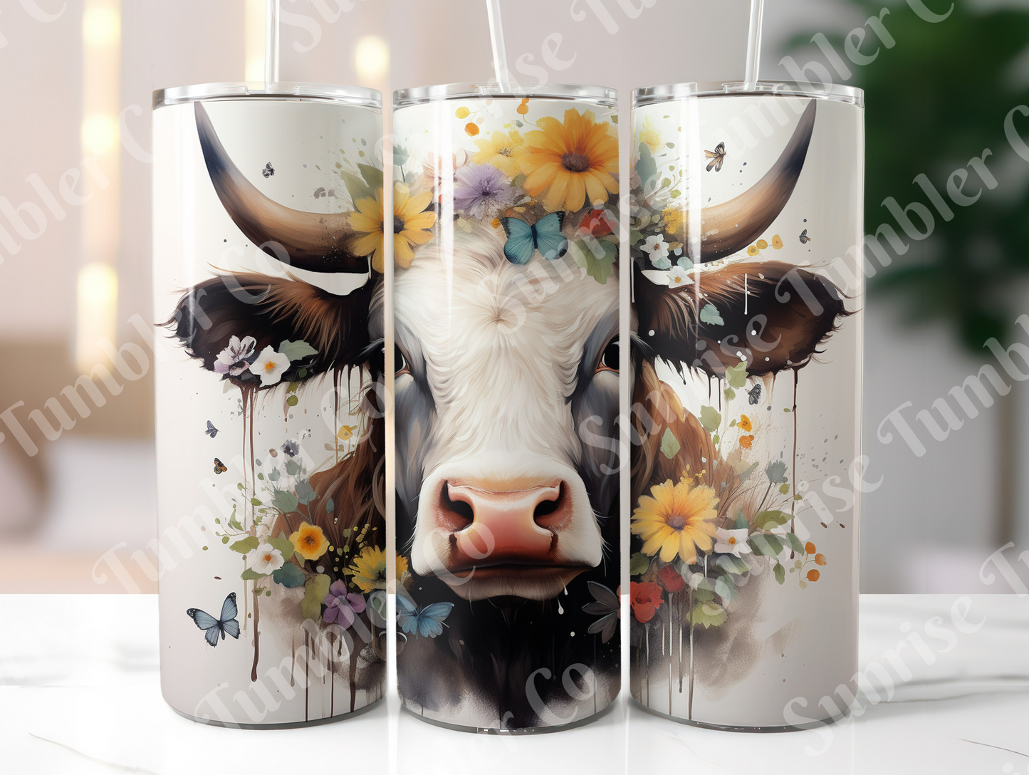 Cow Variety Part 1 - 20oz and 30oz Tumblers (Glow In The Dark Green And Blue Available)