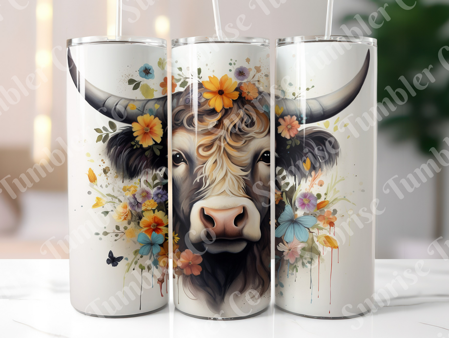 Cow Variety Part 1 - 20oz and 30oz Tumblers (Glow In The Dark Green And Blue Available)